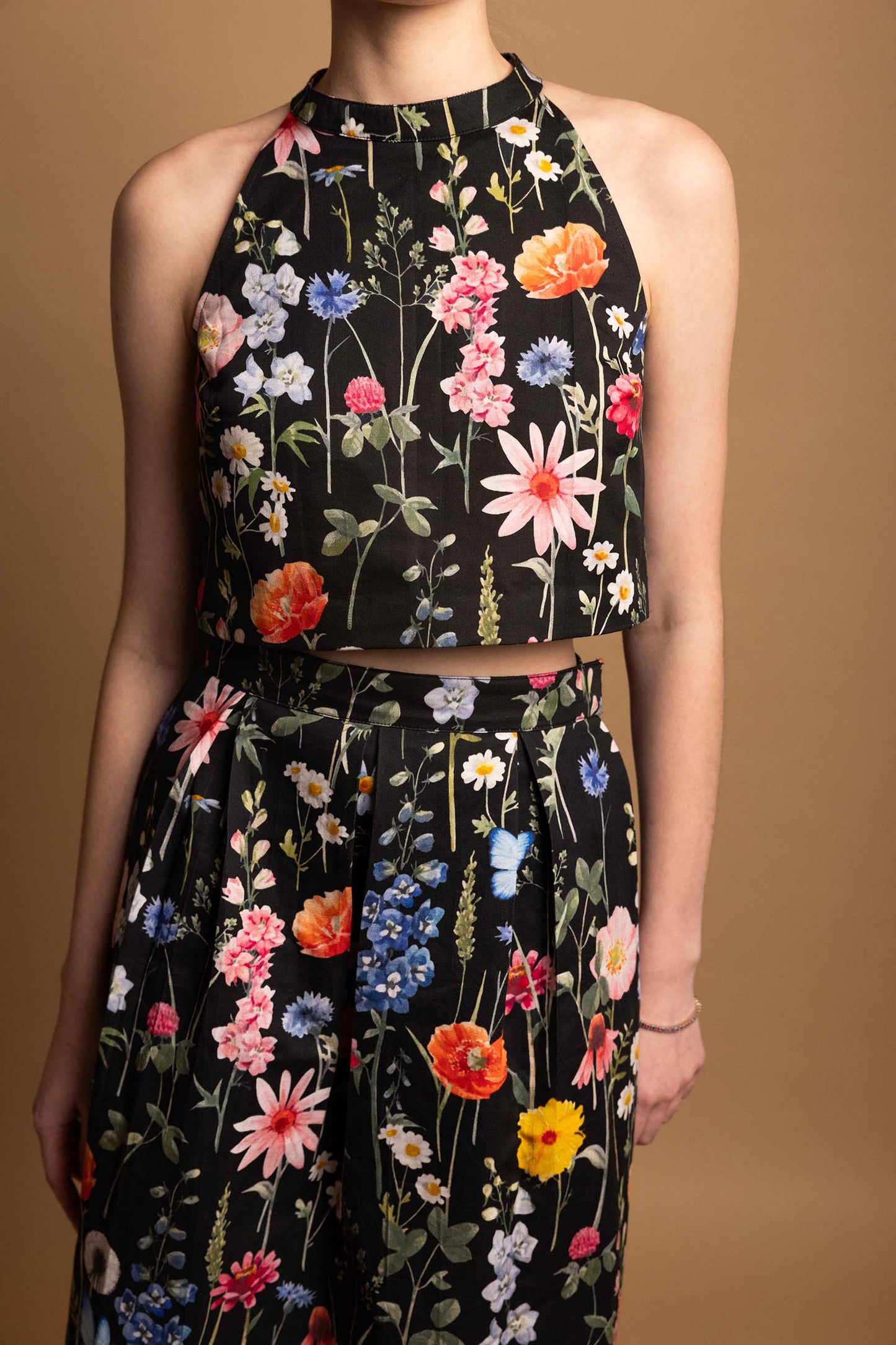 BLACK BLOSSOM SKIRT SET OF 2
