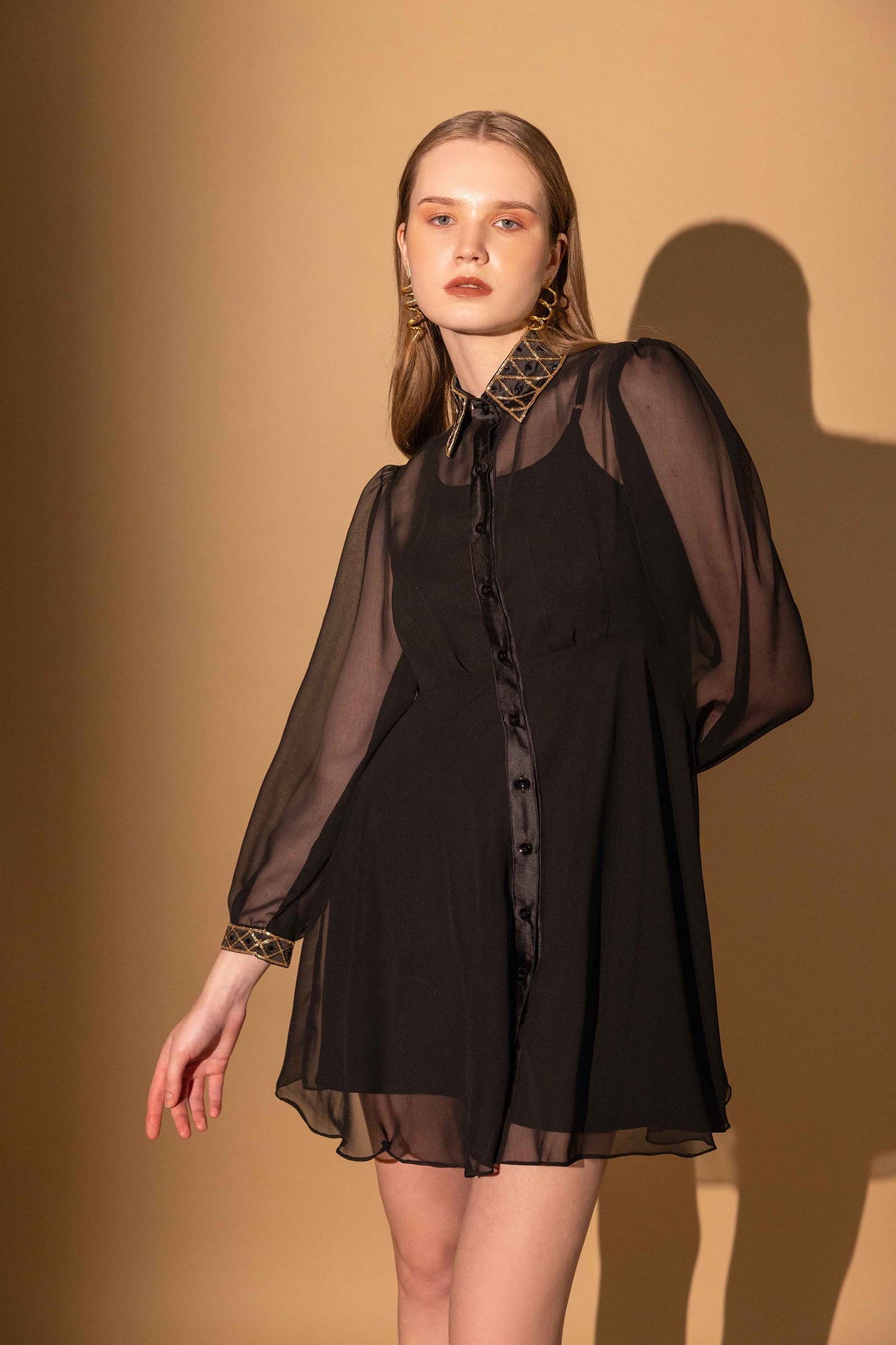 Black Embellished Dress