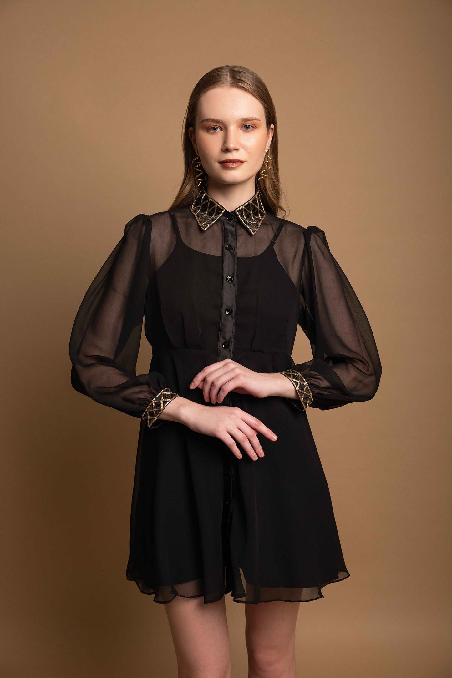 Black Embellished Dress
