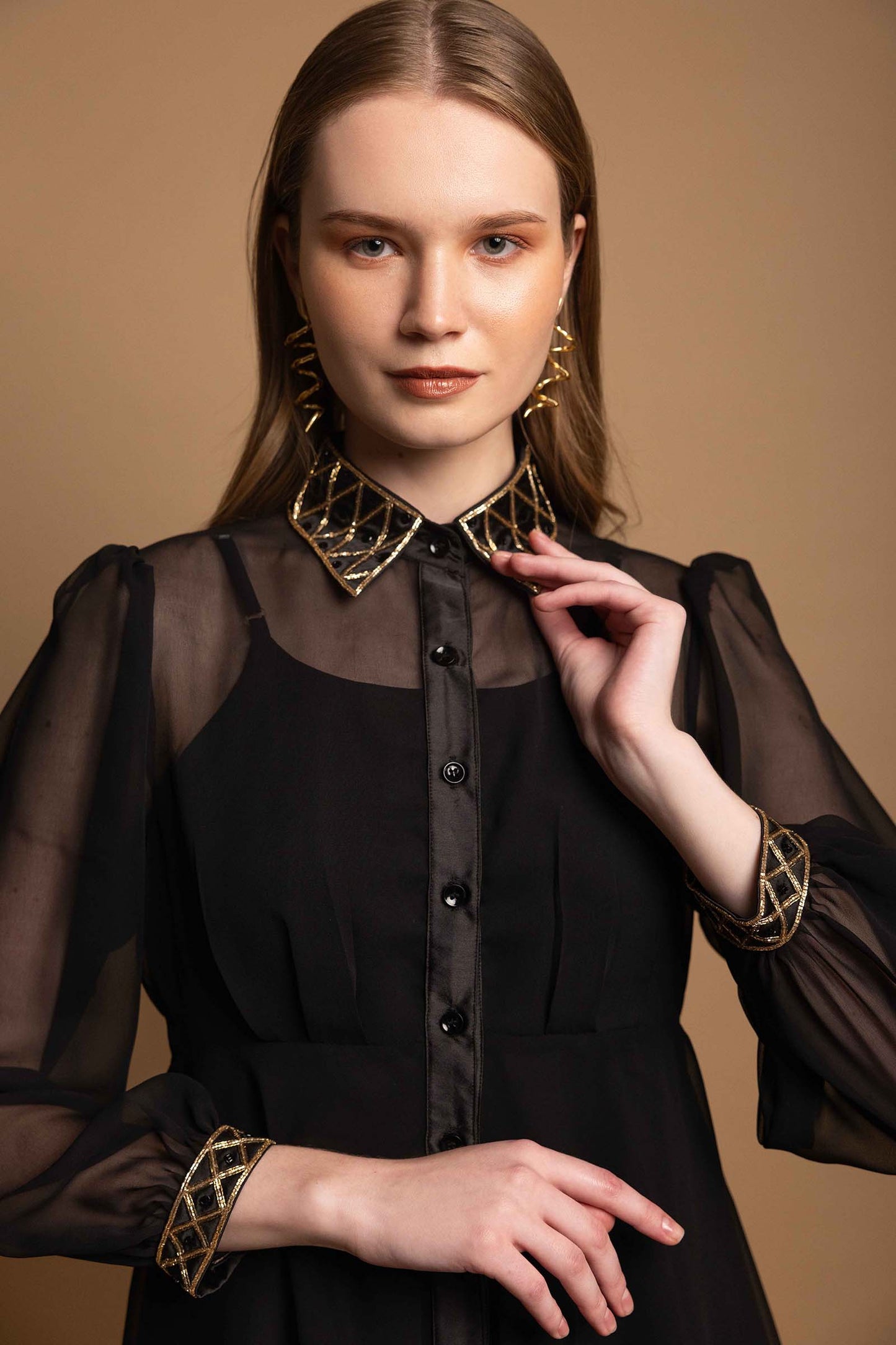 Black Embellished Dress