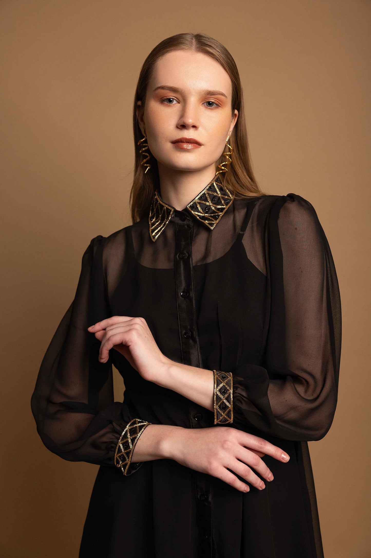 Black Embellished Dress