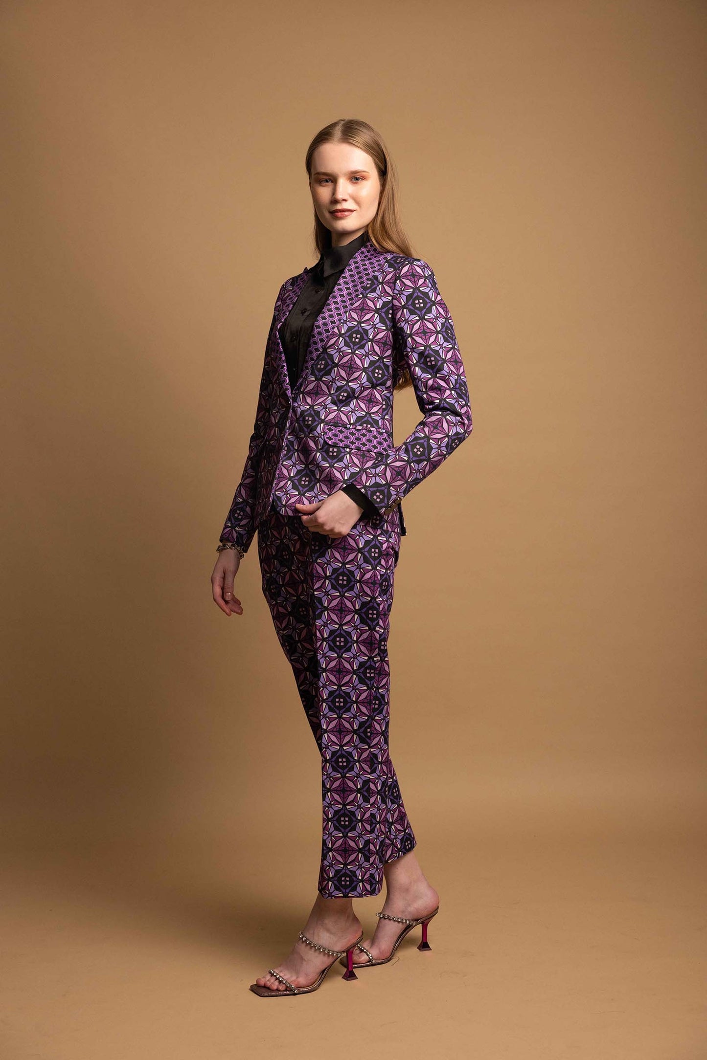 SHARP VIOLET POWER SUIT SET OF 3
