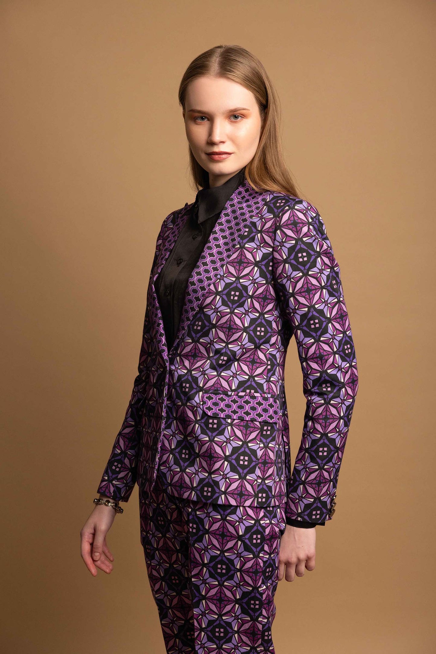 SHARP VIOLET POWER SUIT SET OF 3