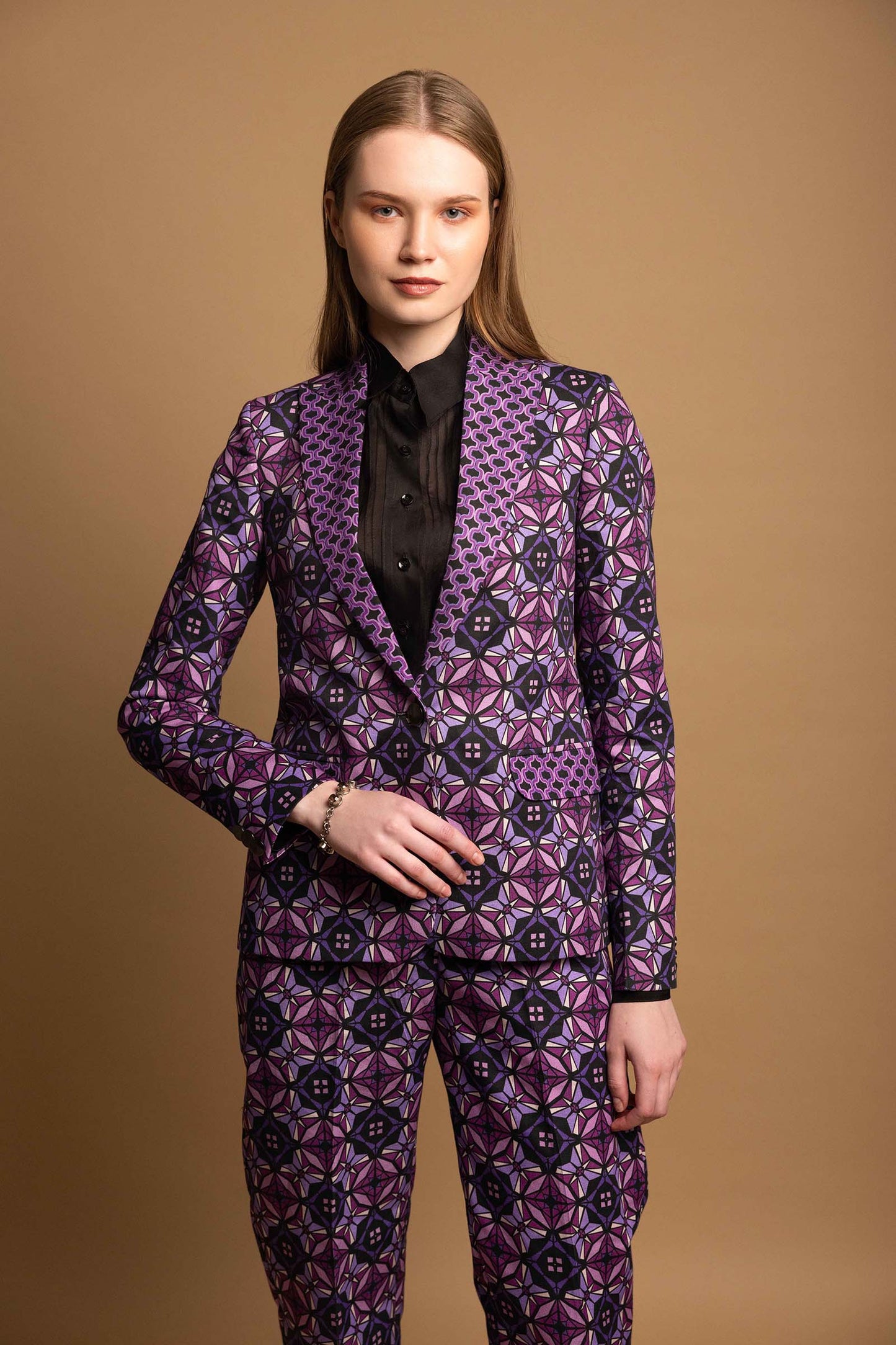 SHARP VIOLET POWER SUIT SET OF 3