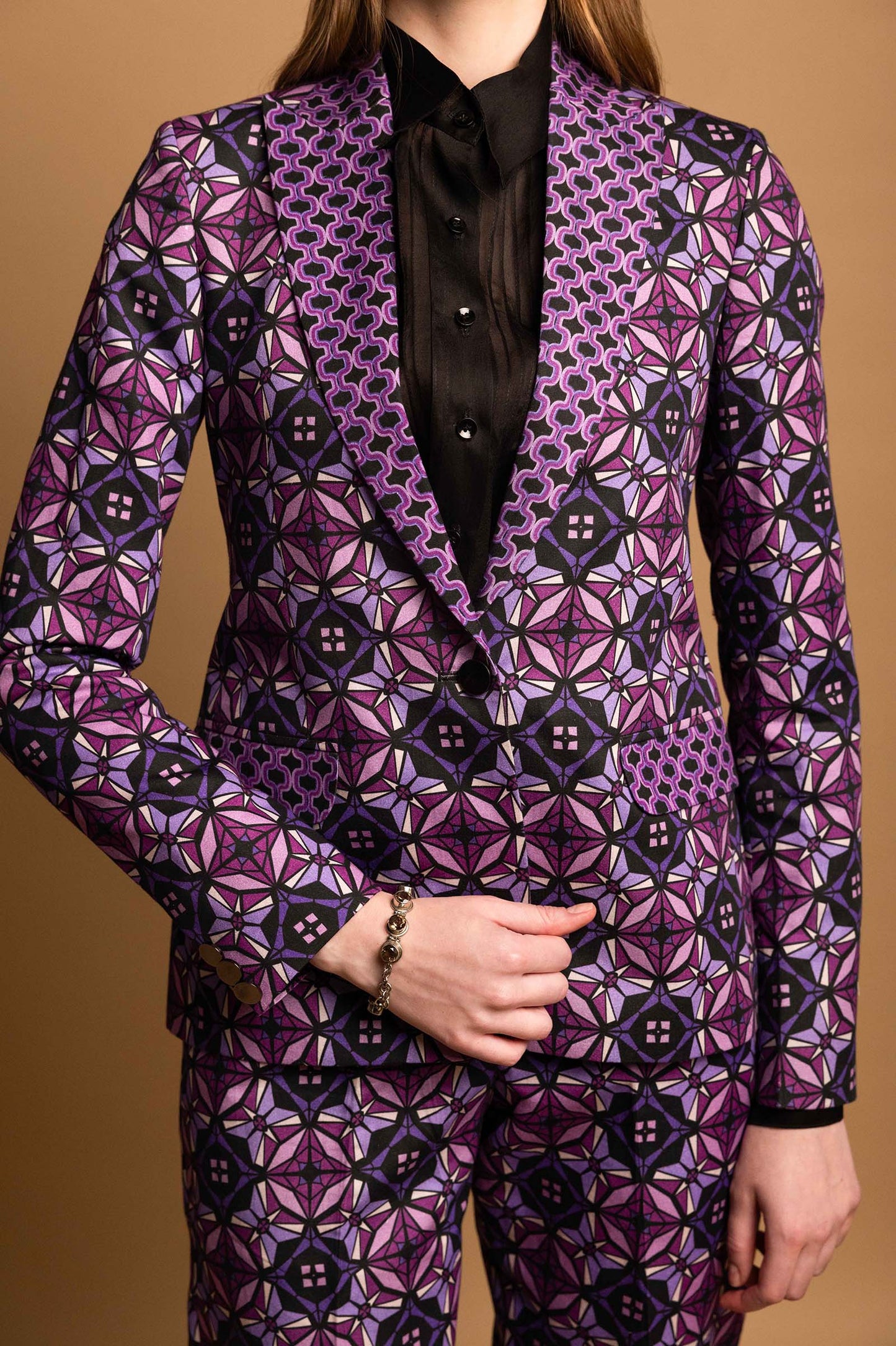 SHARP VIOLET POWER SUIT SET OF 3