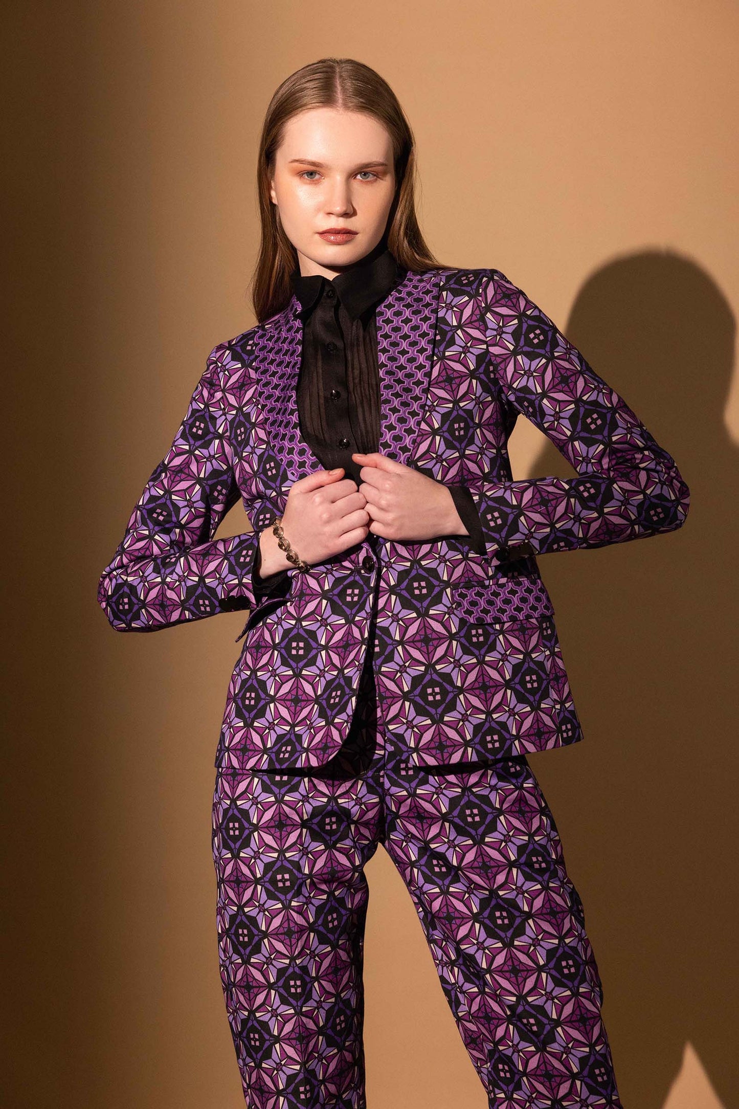 SHARP VIOLET POWER SUIT SET OF 3