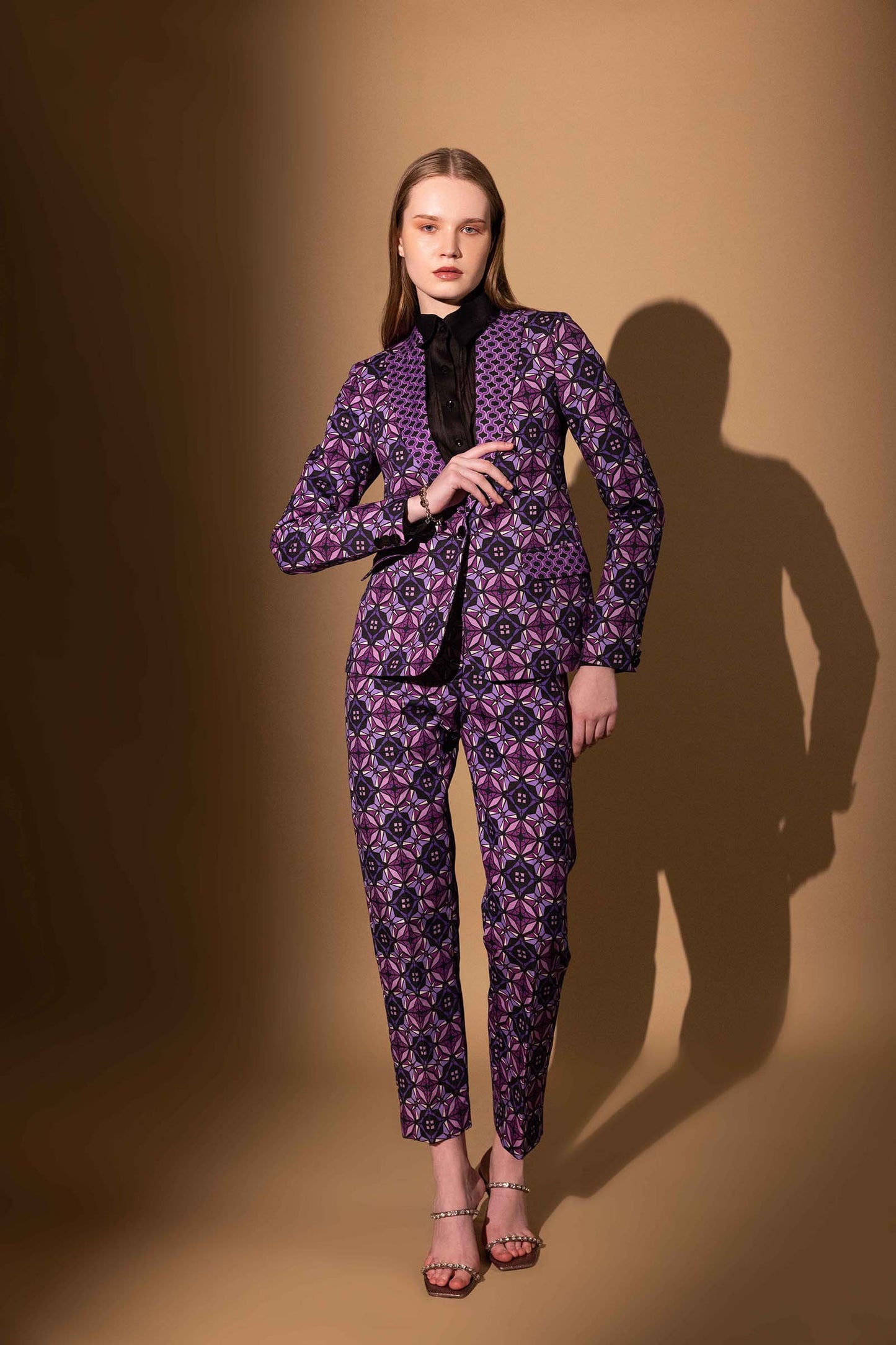 SHARP VIOLET POWER SUIT SET OF 3