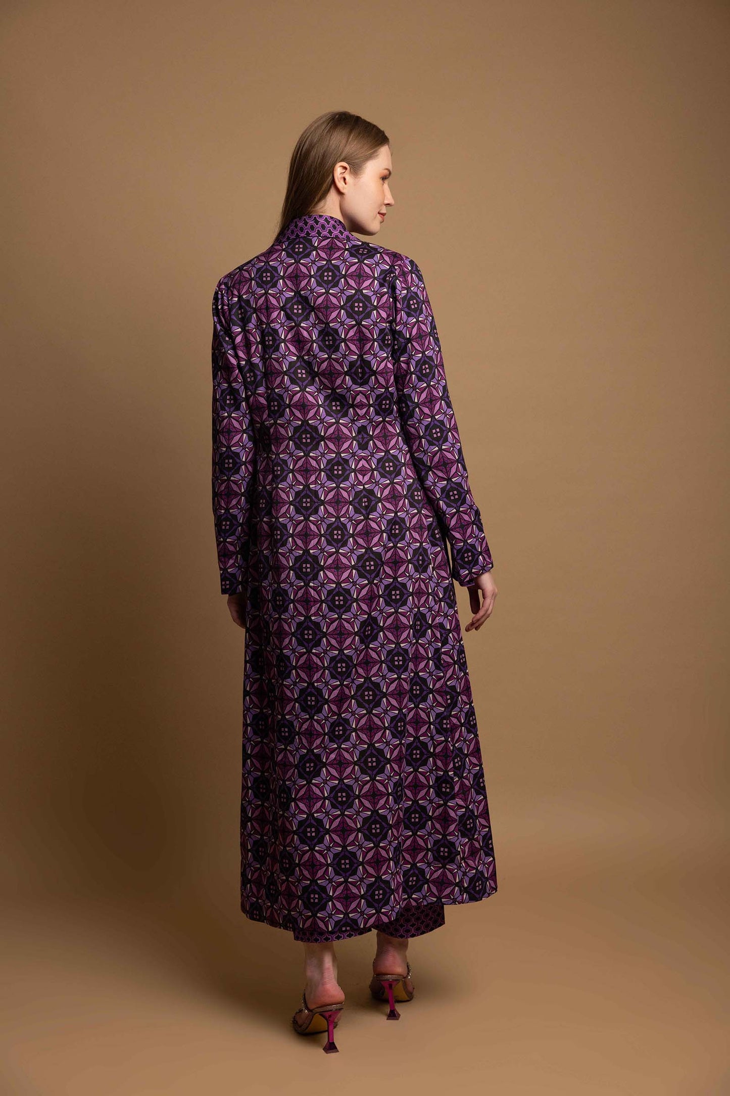 SHARP VIOLET LONG COAT