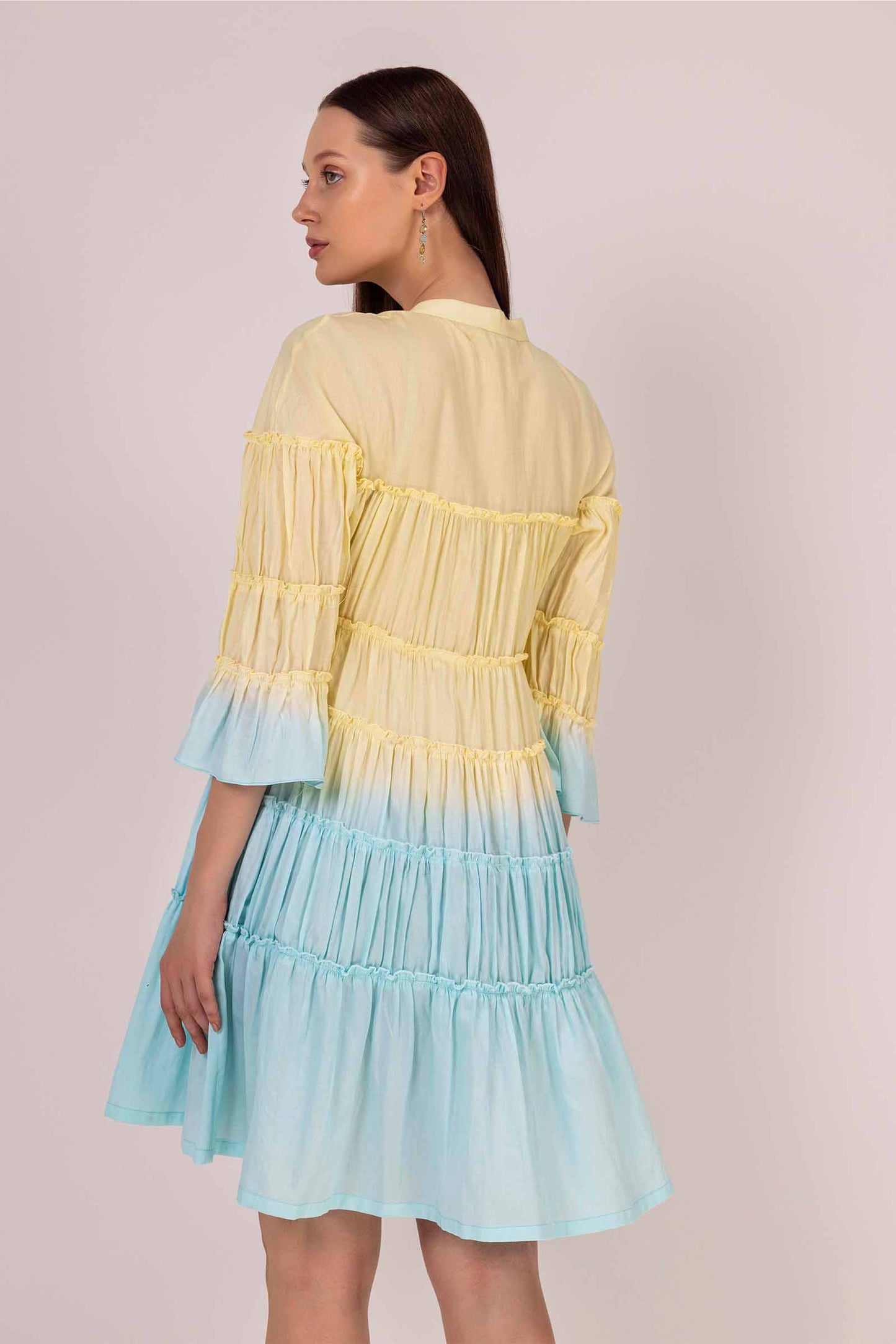 Iris Water Shaded Tier Dress