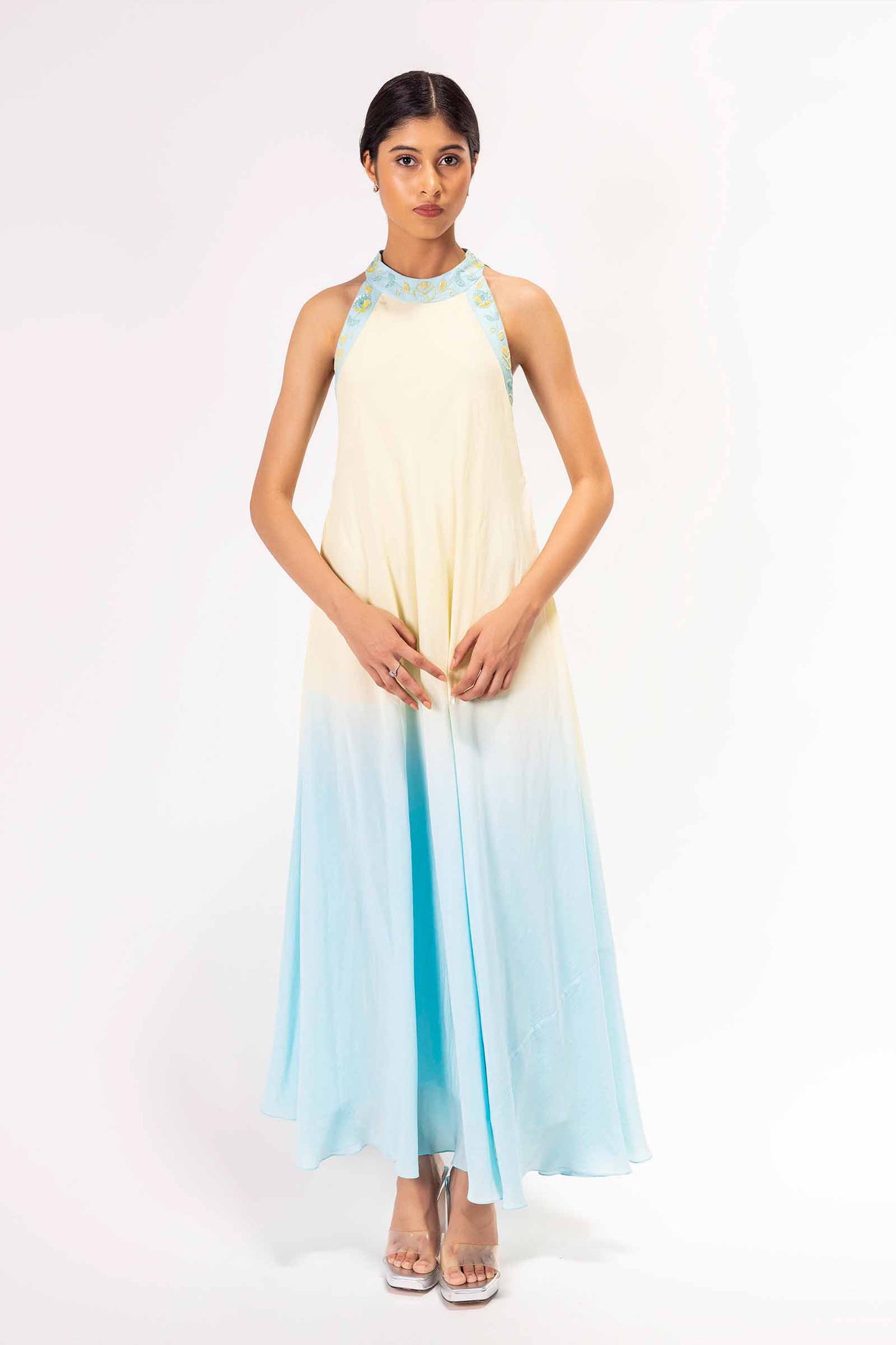 Iris Water Shaded Gown