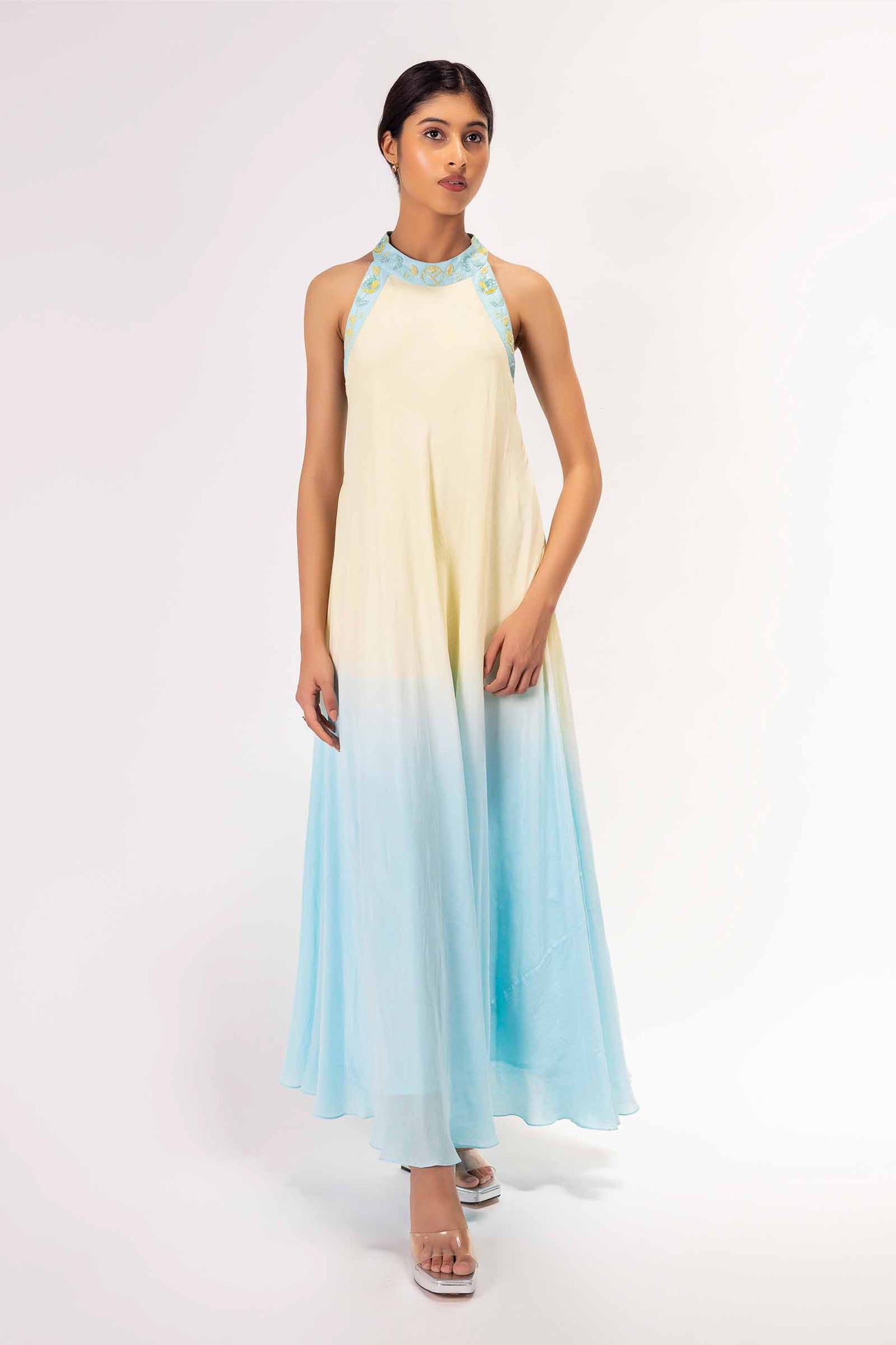 Iris Water Shaded Gown