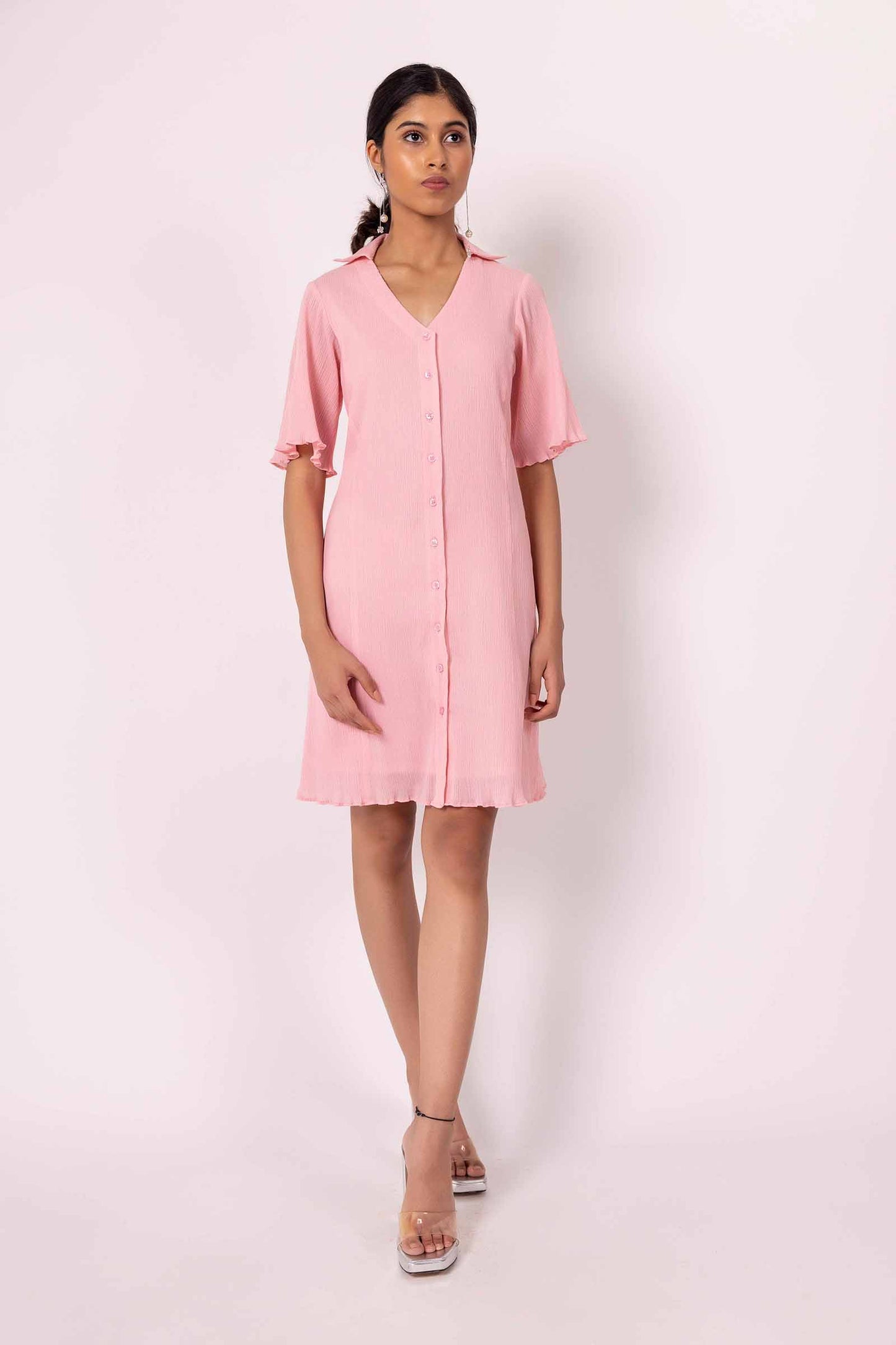 Orchid Pink Classic Dress