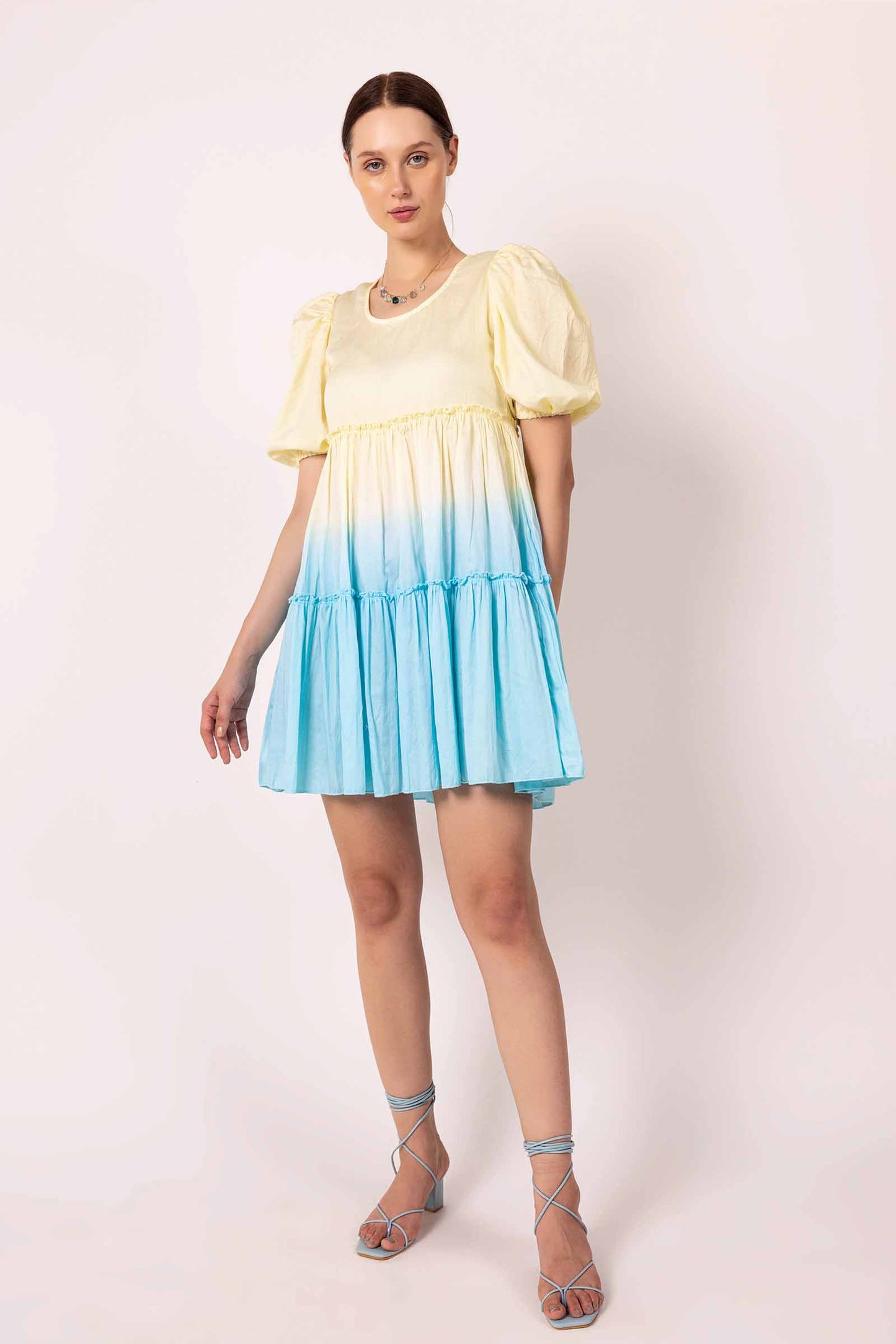 Iris Shaded Mini Tier Dress