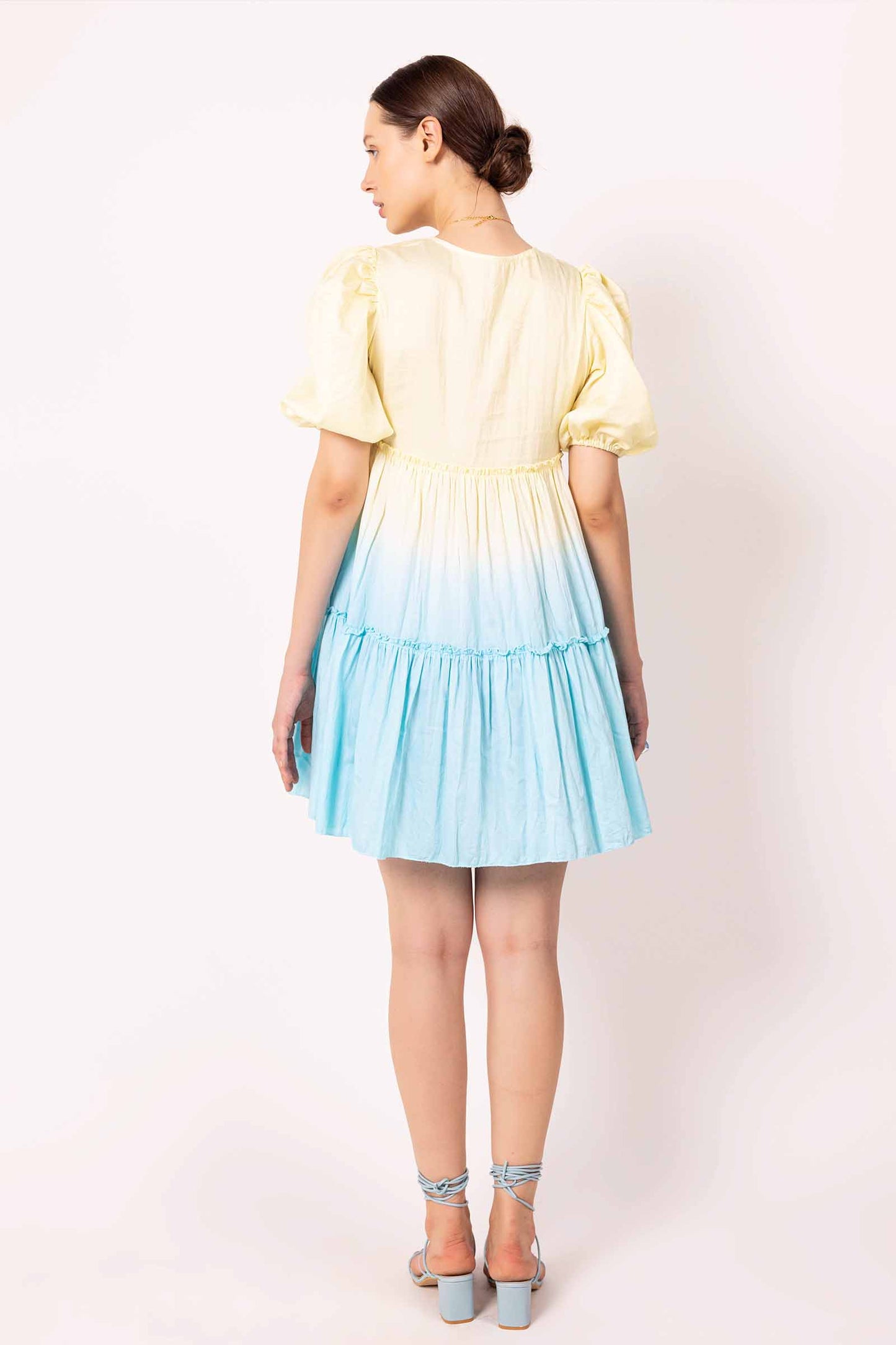 Iris Shaded Mini Tier Dress