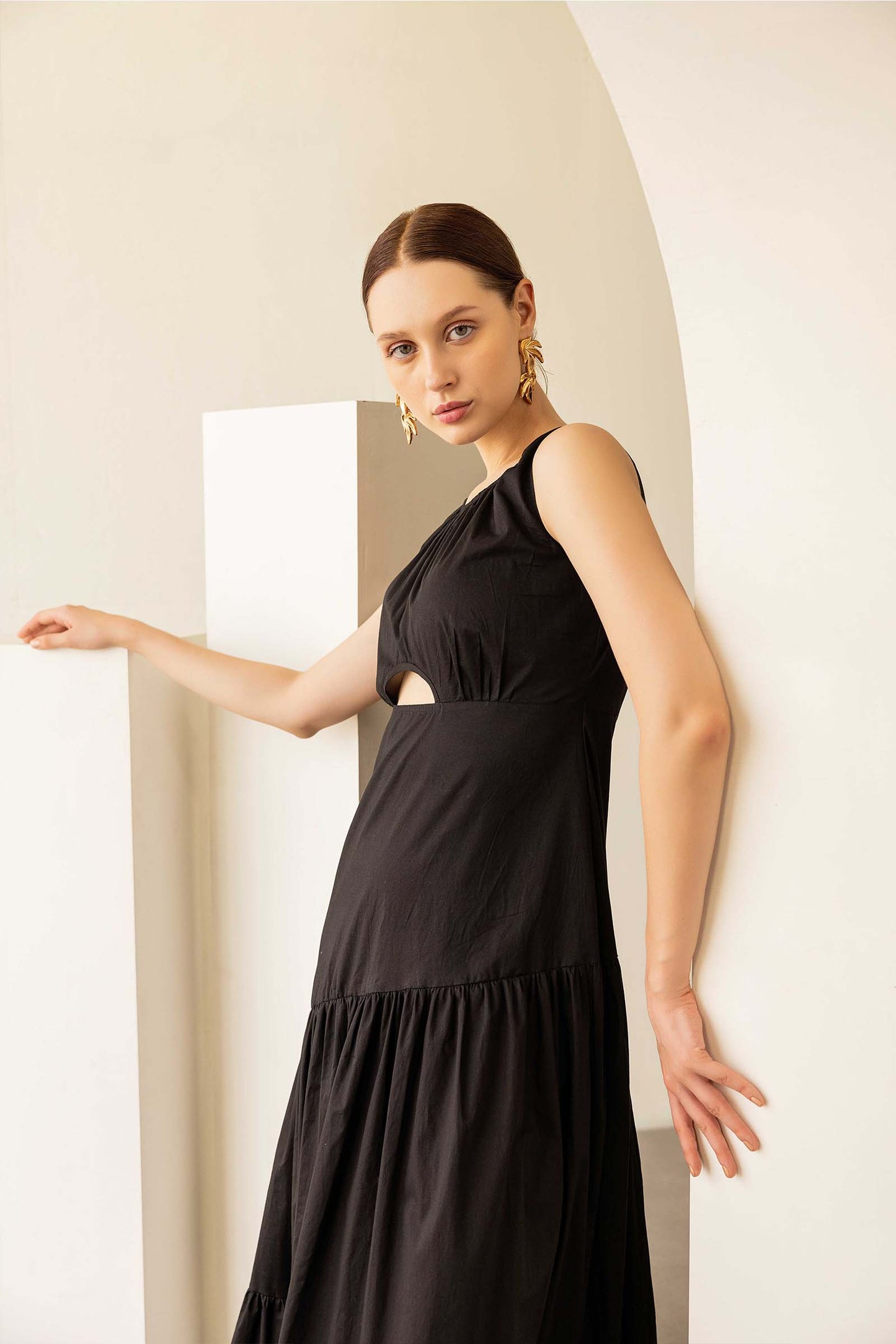 BLACK CUT OUT DRESS