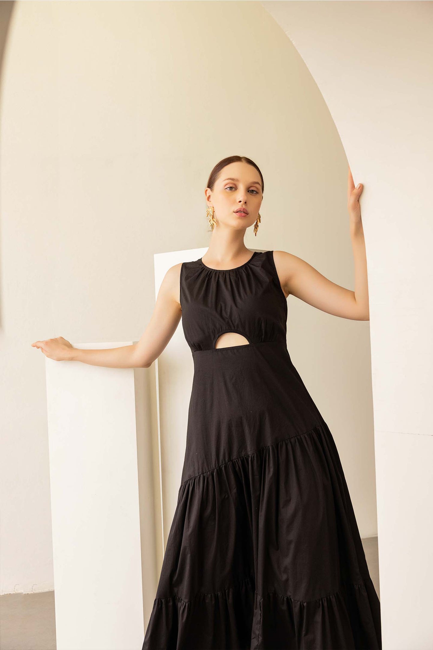BLACK CUT OUT DRESS