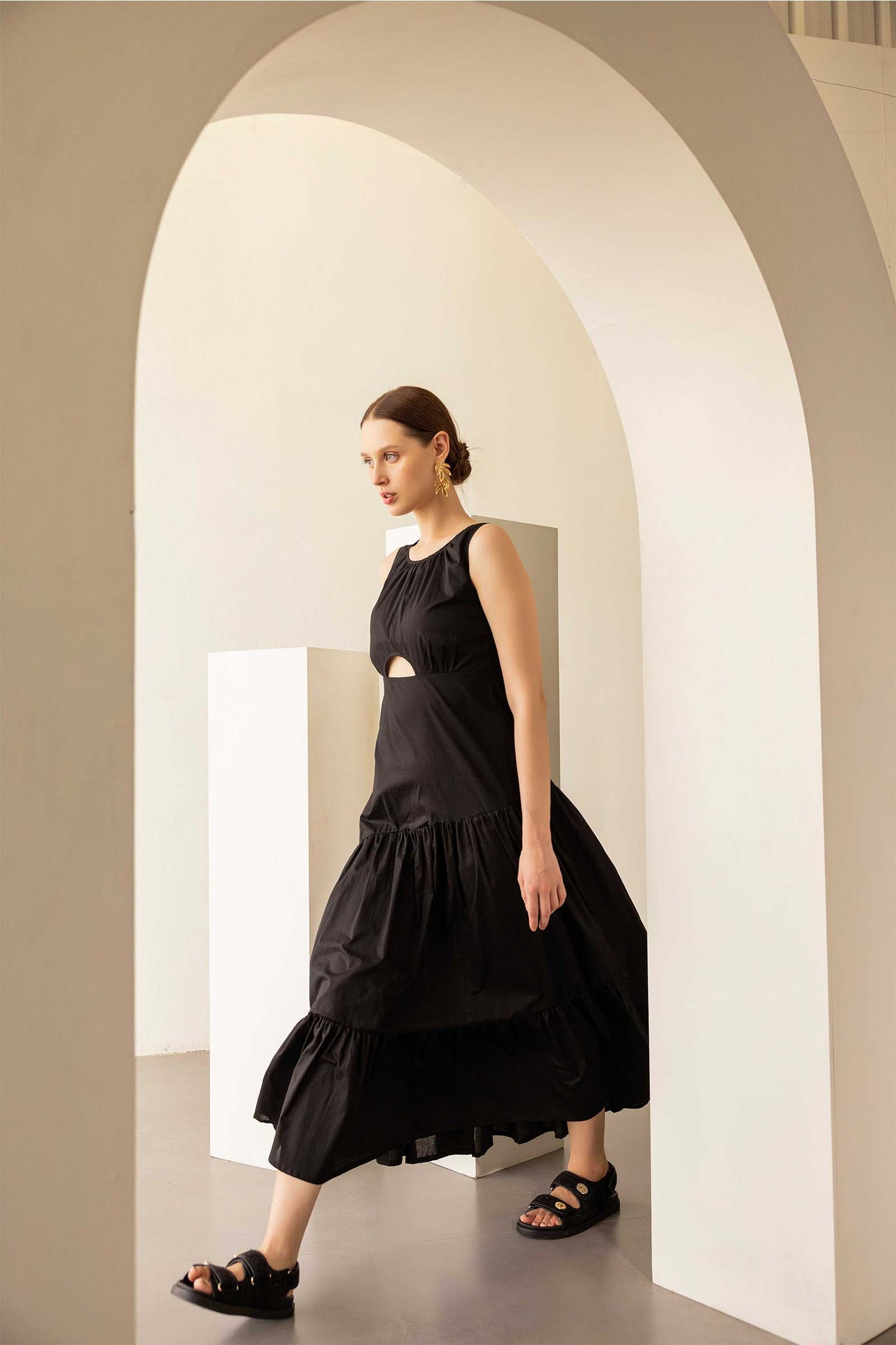 BLACK CUT OUT DRESS