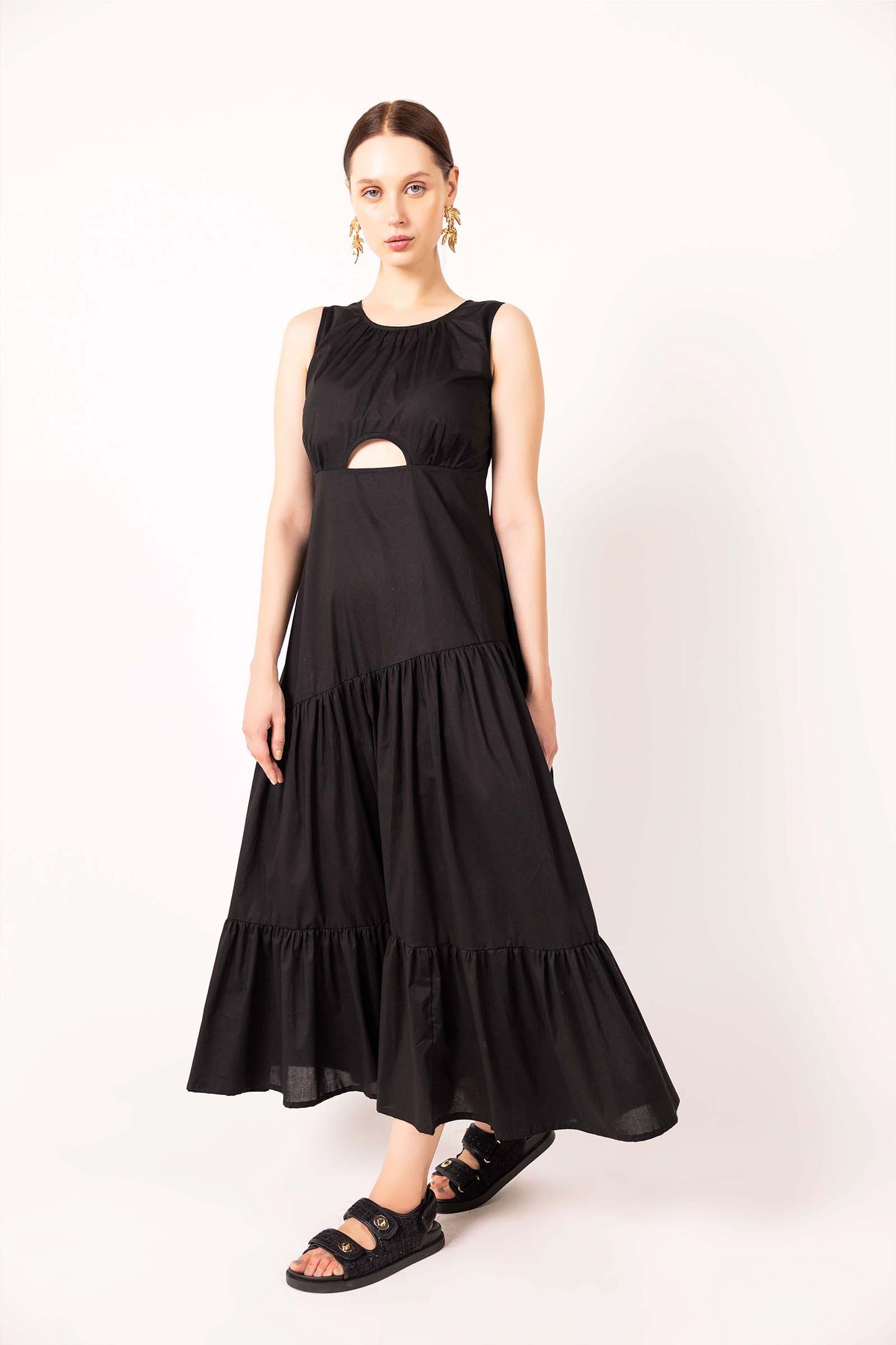 BLACK CUT OUT DRESS