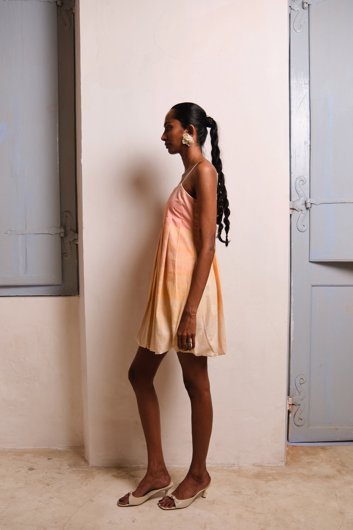 YELLOW REEF MINI DRESS