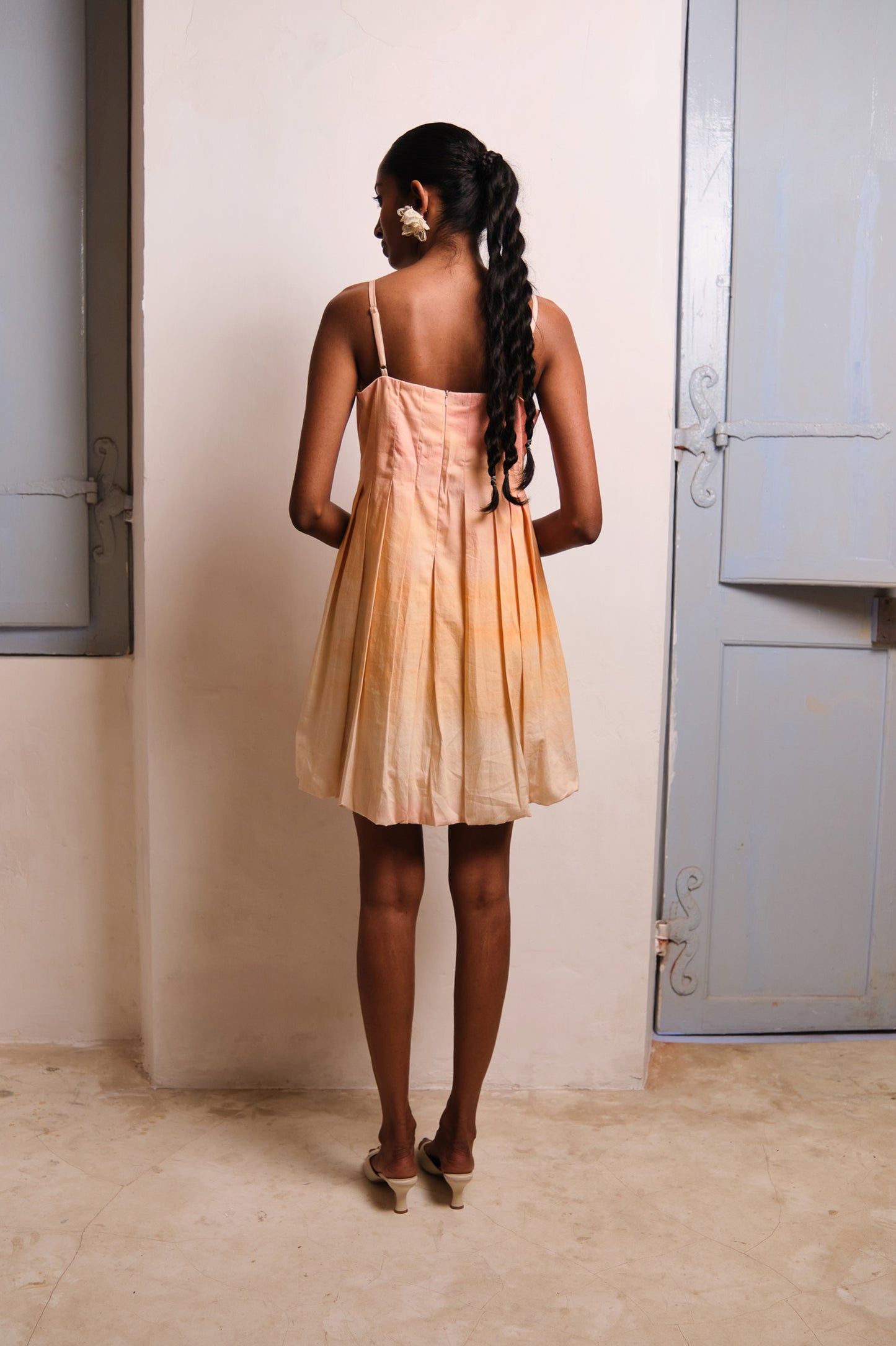 YELLOW REEF MINI DRESS