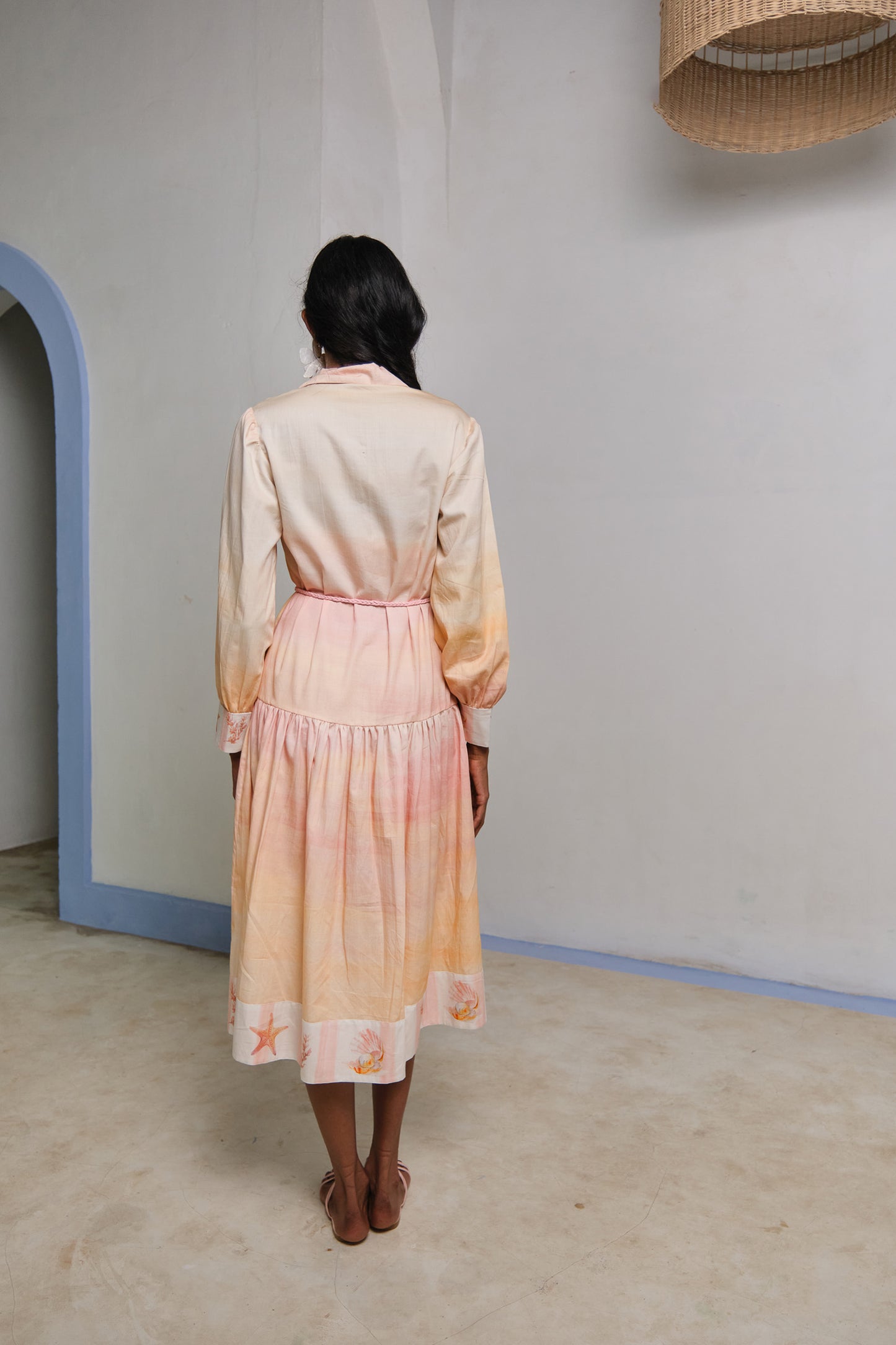 YELLOW REEF SHIRT DRESS