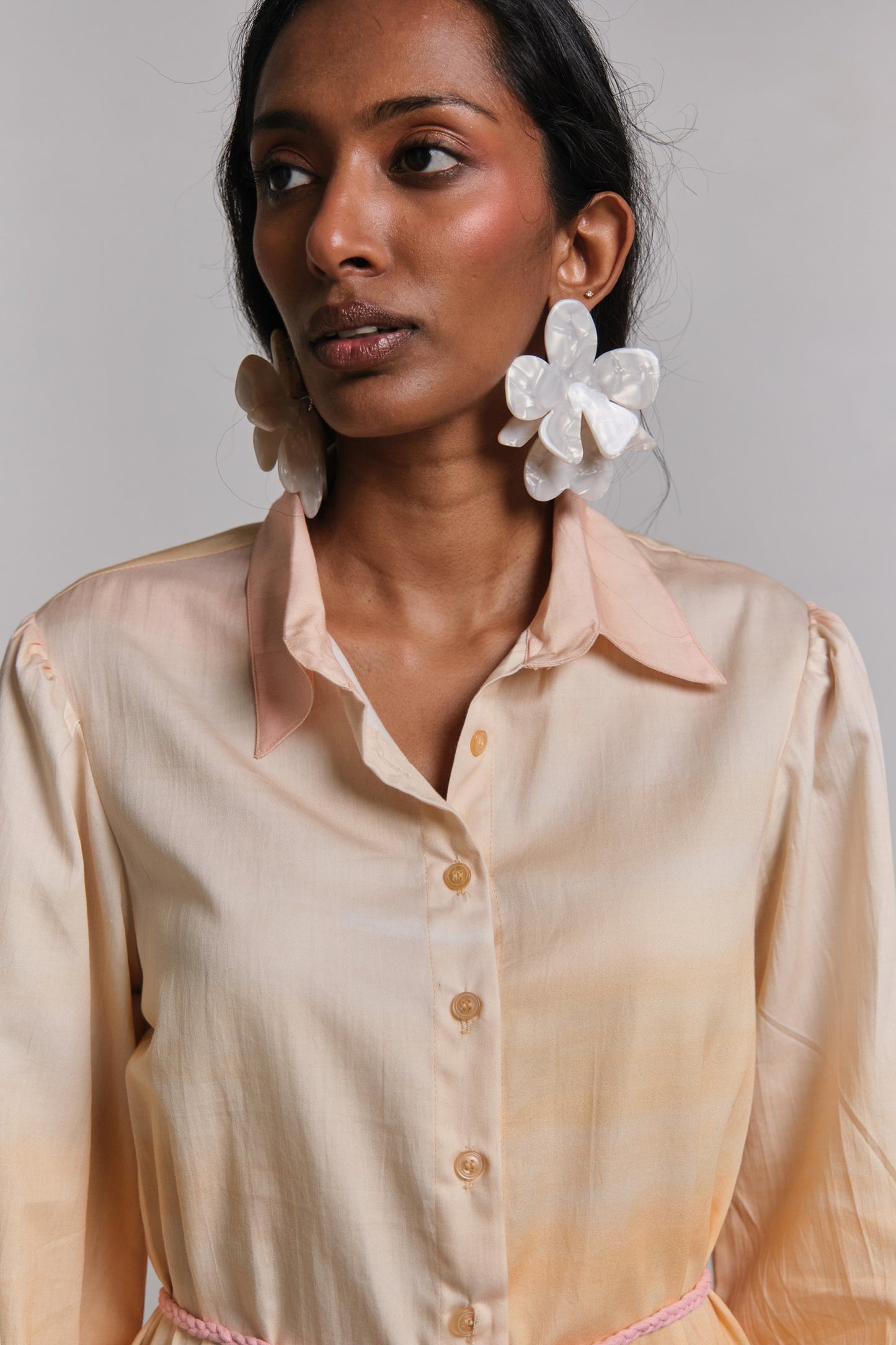 YELLOW REEF SHIRT DRESS