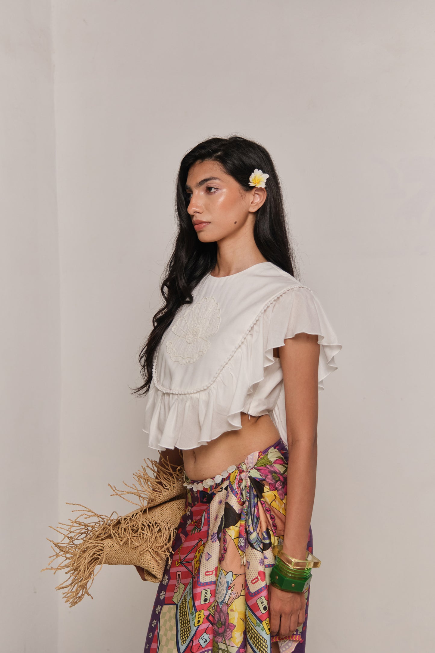 MOTHER OF PEARL TOP