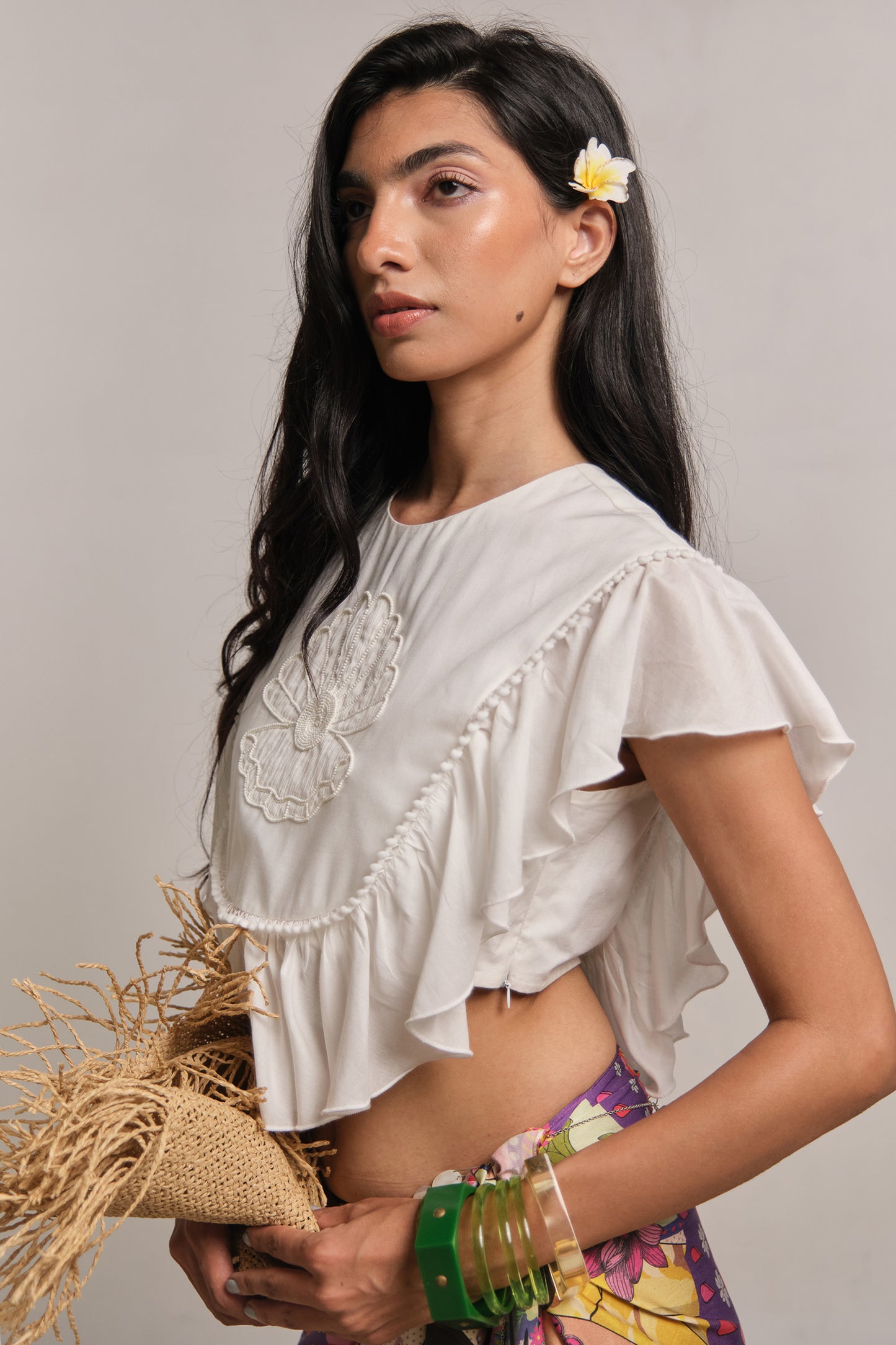 MOTHER OF PEARL TOP