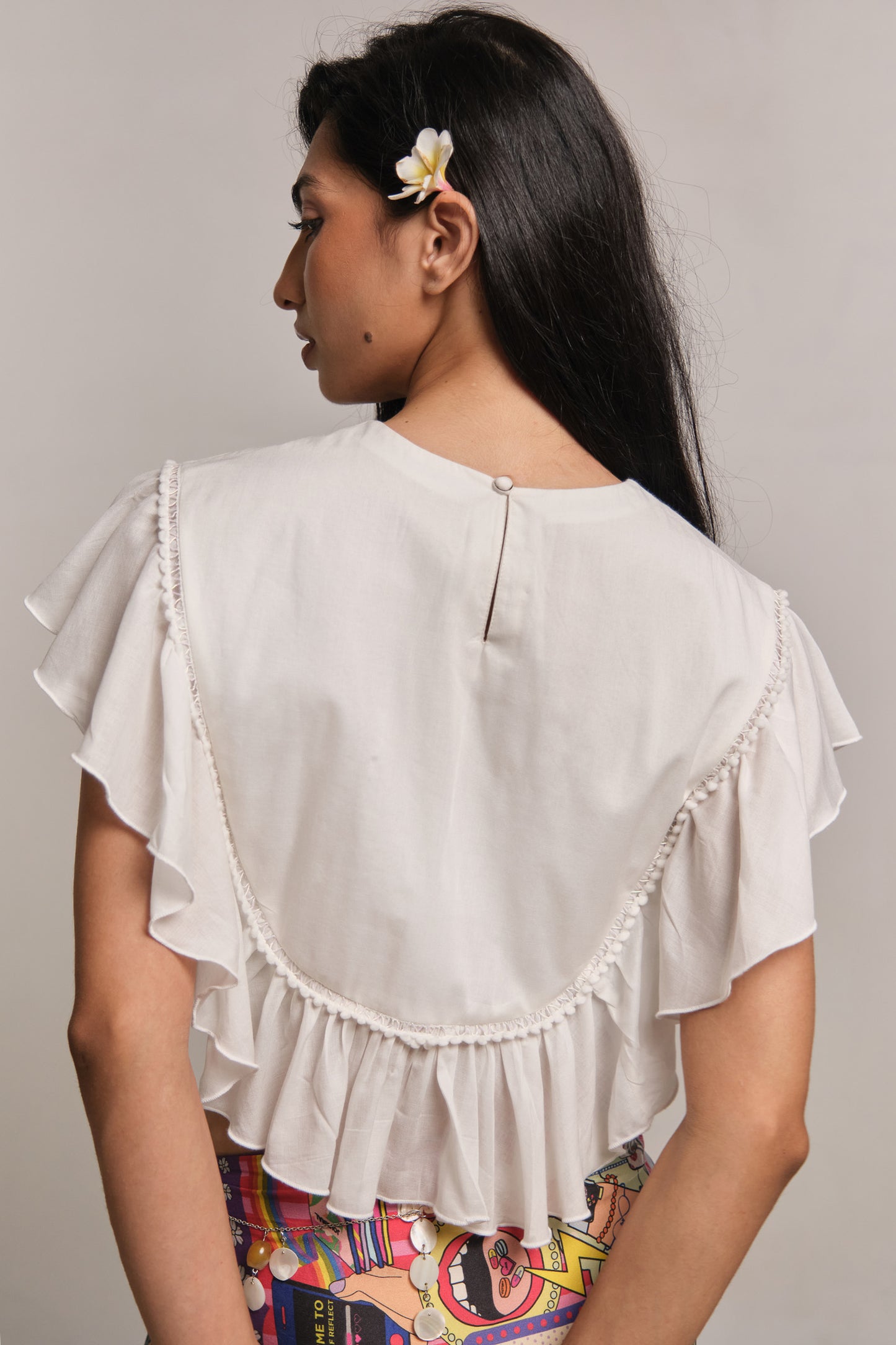 MOTHER OF PEARL TOP