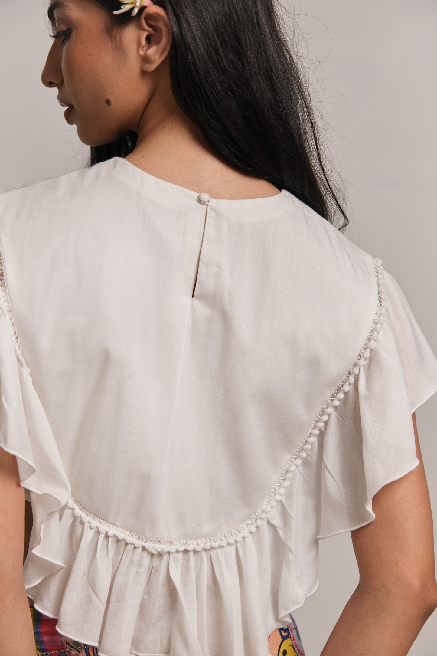 MOTHER OF PEARL TOP
