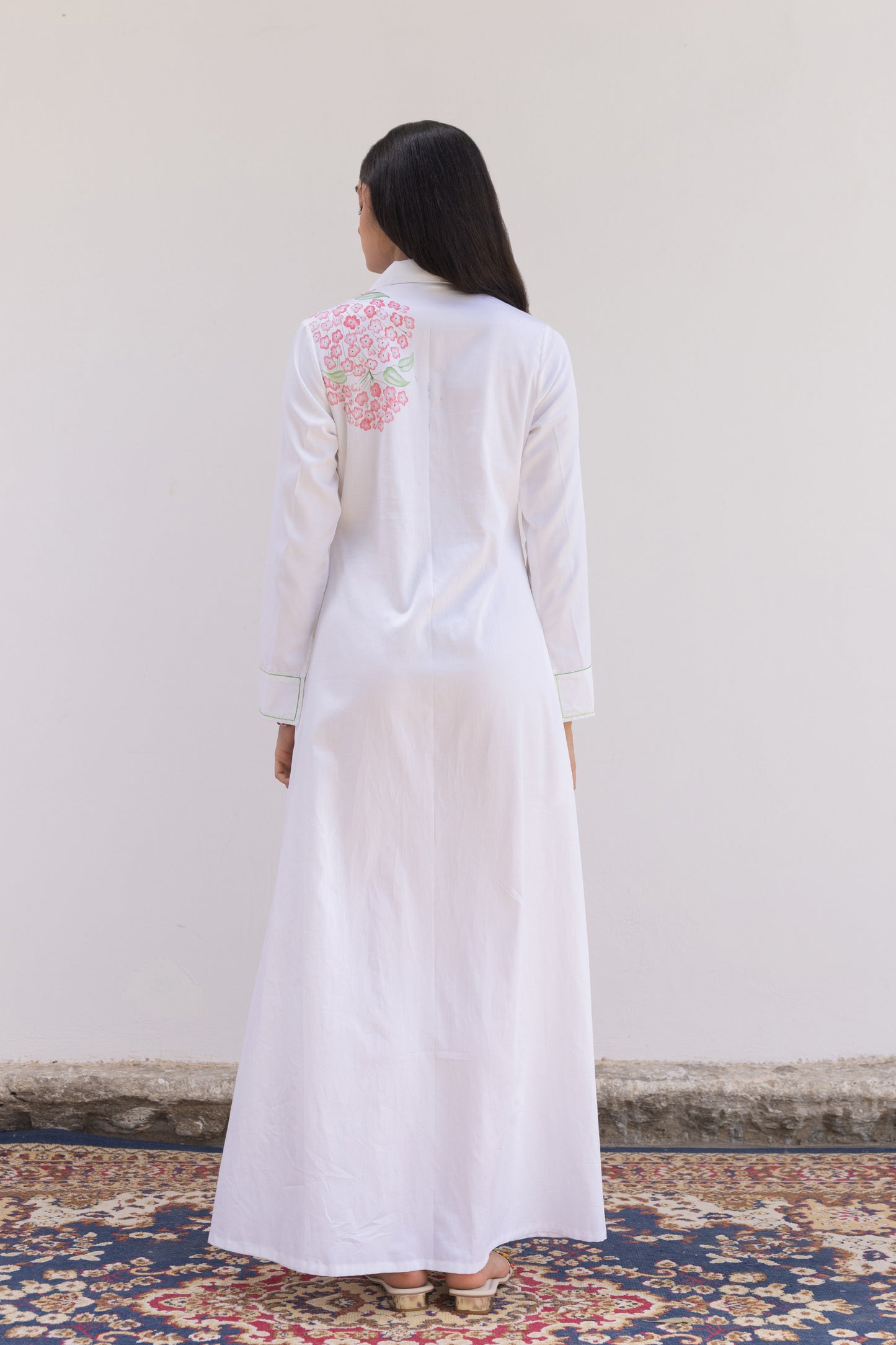 PRIMEROSE PAINTED SHIRT DRESS