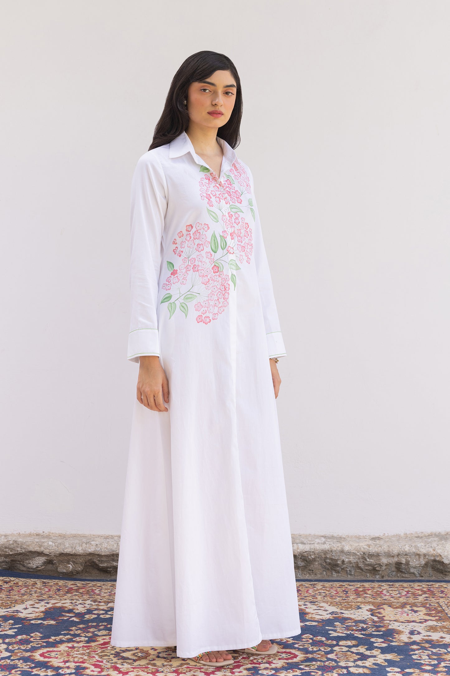 PRIMEROSE PAINTED SHIRT DRESS
