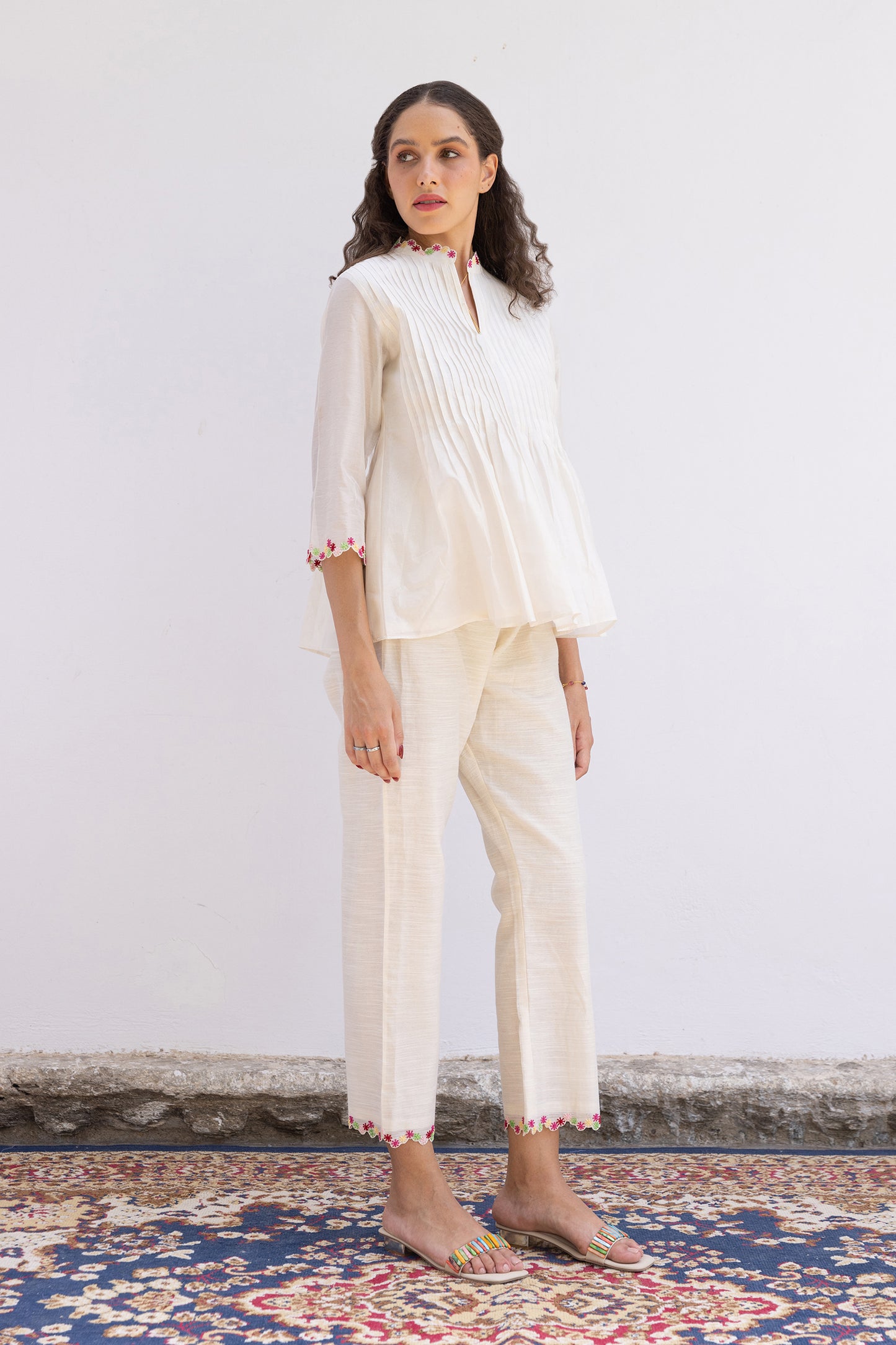LANTANA PLEATED TUNIC