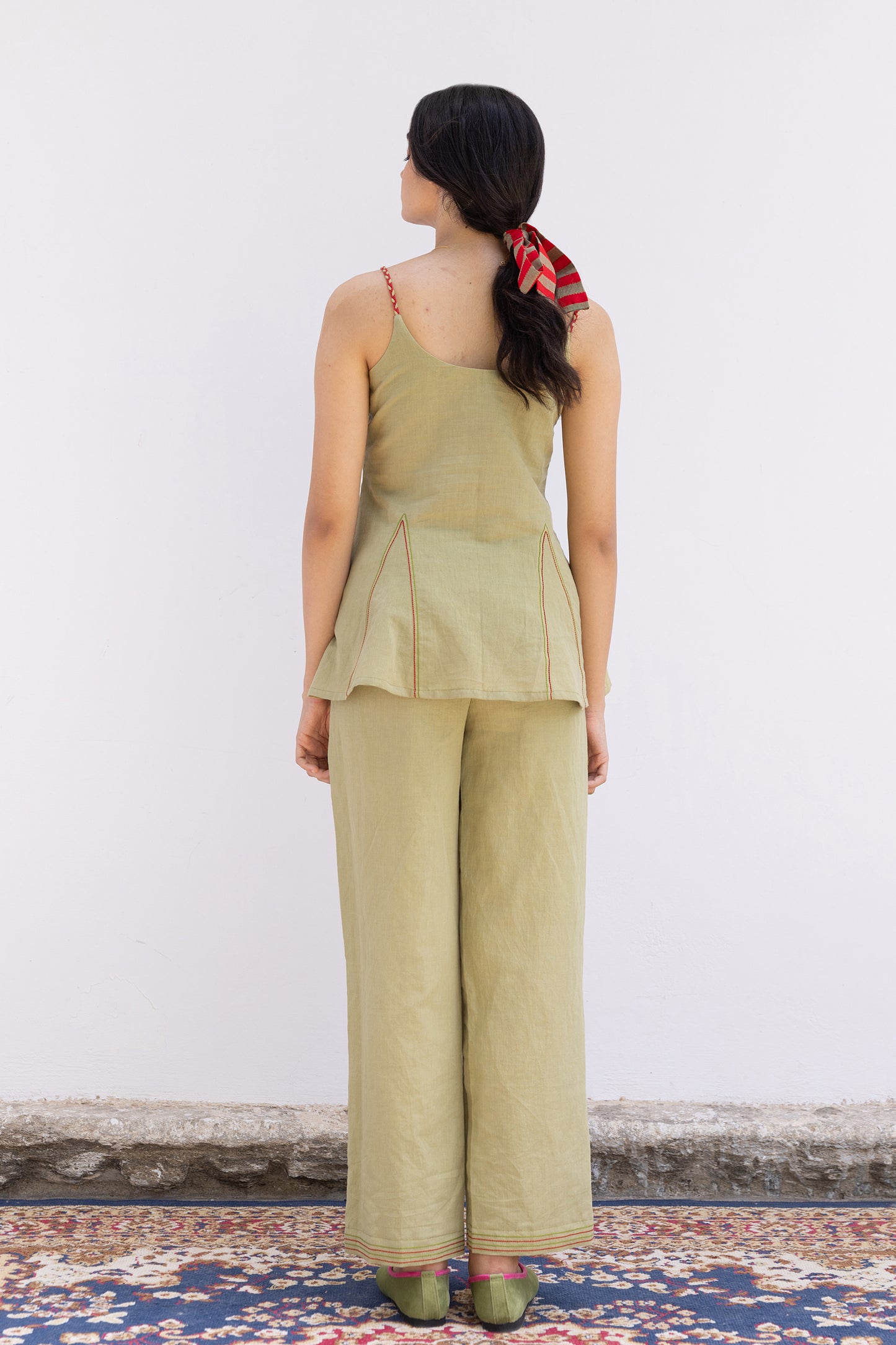 GREEN MARIGOLD MATCHING SET