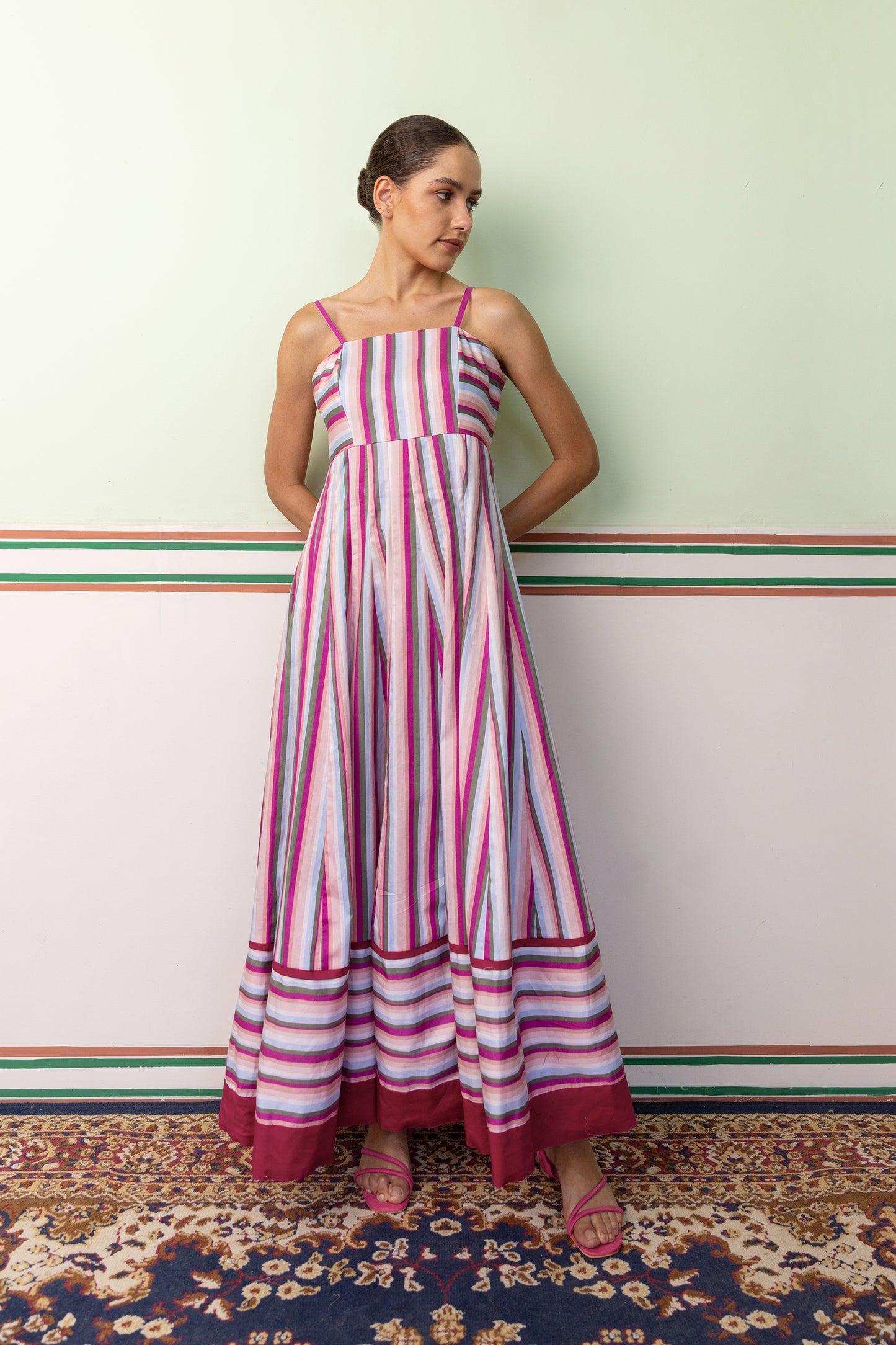 PINK LAND BARBIE DRESS