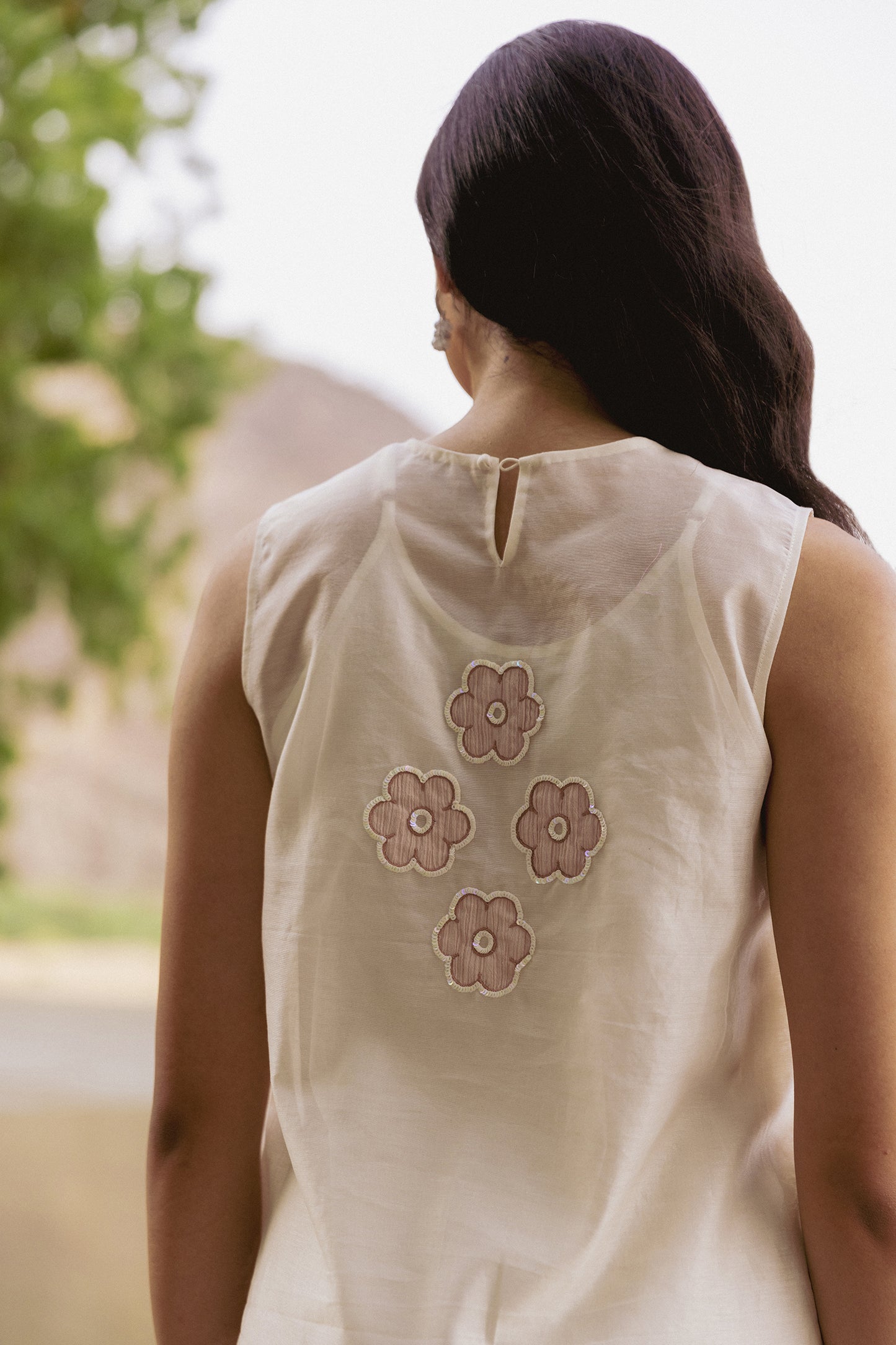 RUST BUTTER CUP DRESS