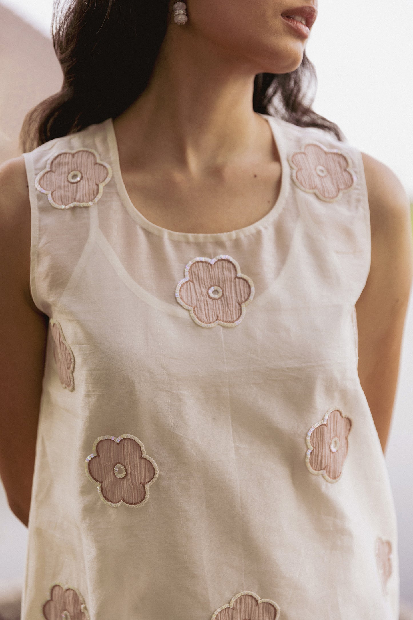 RUST BUTTER CUP DRESS