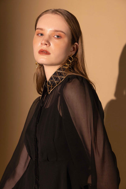 Black Embellished Dress