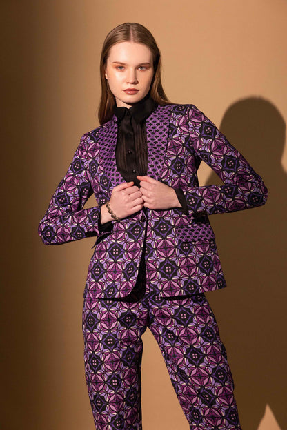 SHARP VIOLET POWER SUIT SET OF 3