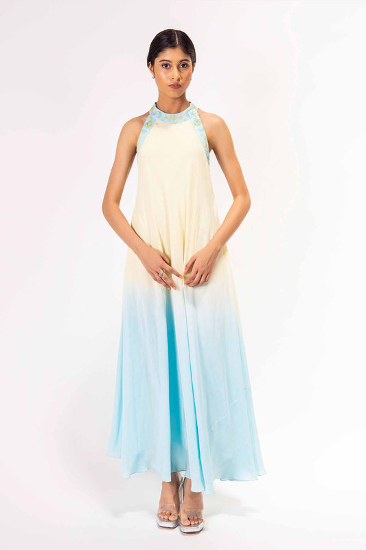Iris Water Shaded Gown