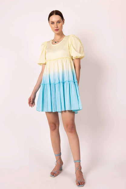 Iris Shaded Mini Tier Dress