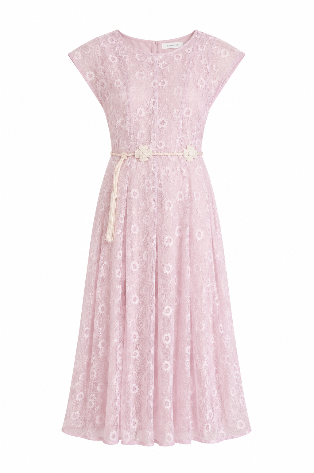 BLUSH PINK PANEL DRESS