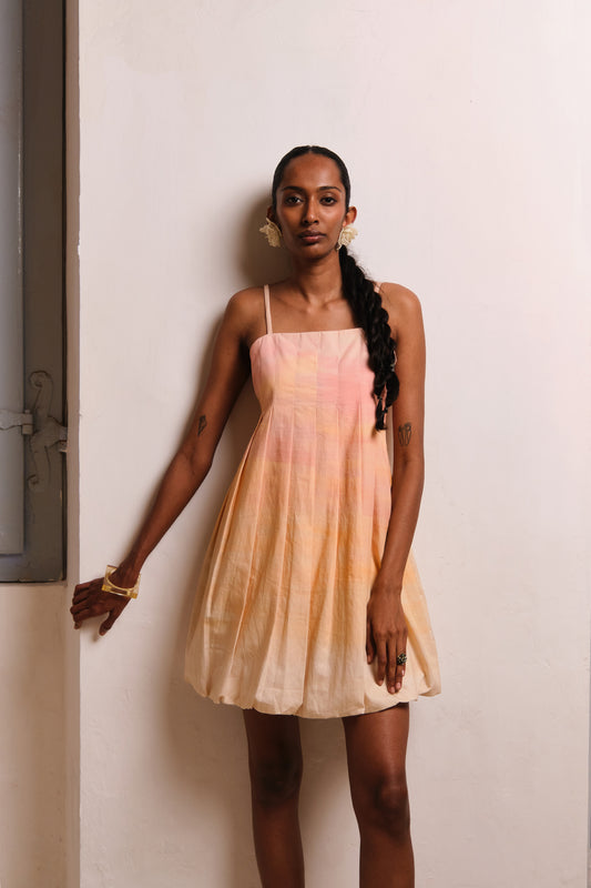 YELLOW REEF MINI DRESS