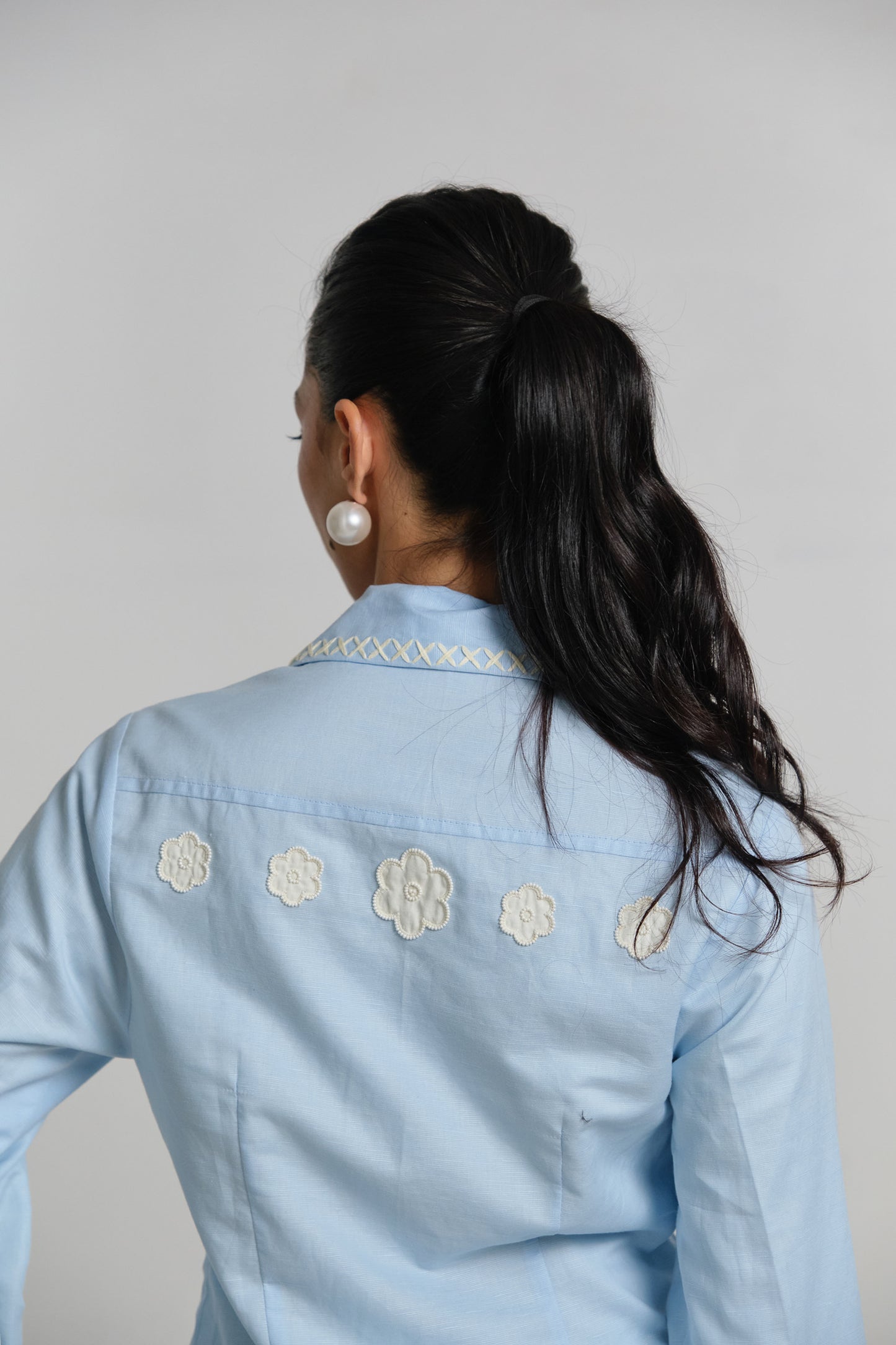 AZURE LINEN JACKET