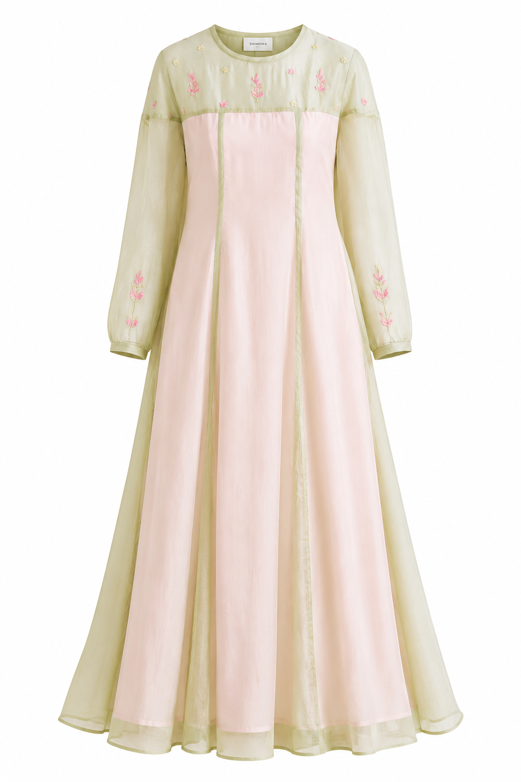 PISTACHIO BLOOM DRESS