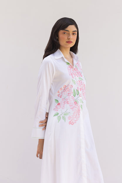 PRIMEROSE PAINTED SHIRT DRESS