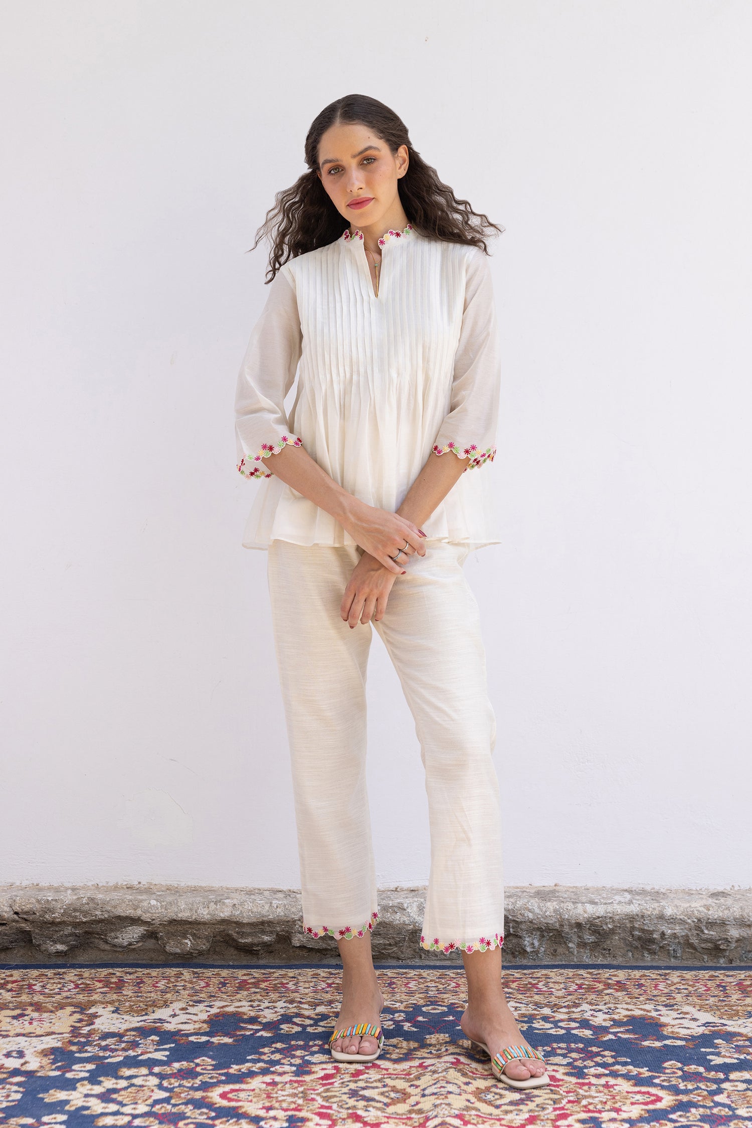 LANTANA PLEATED TUNIC