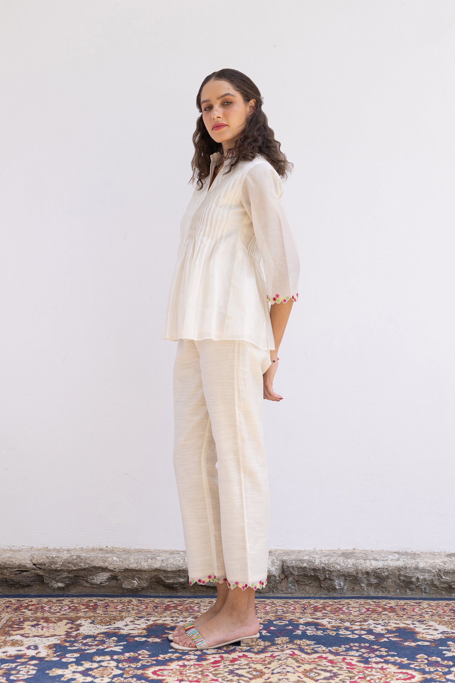 LANTANA HAND CUT BOTTOM PANTS