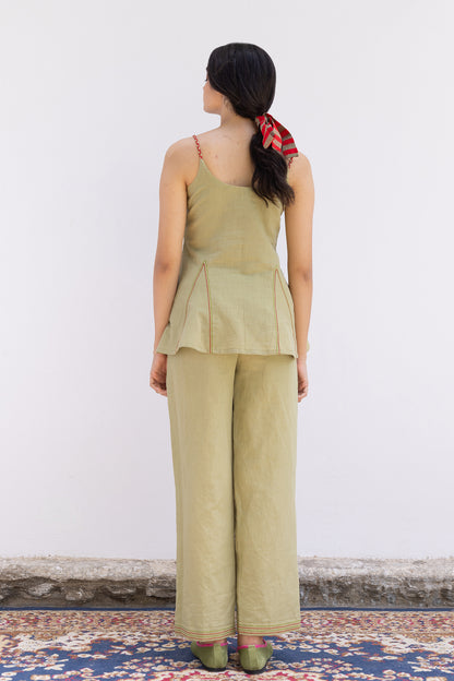 GREEN MARIGOLD MATCHING SET