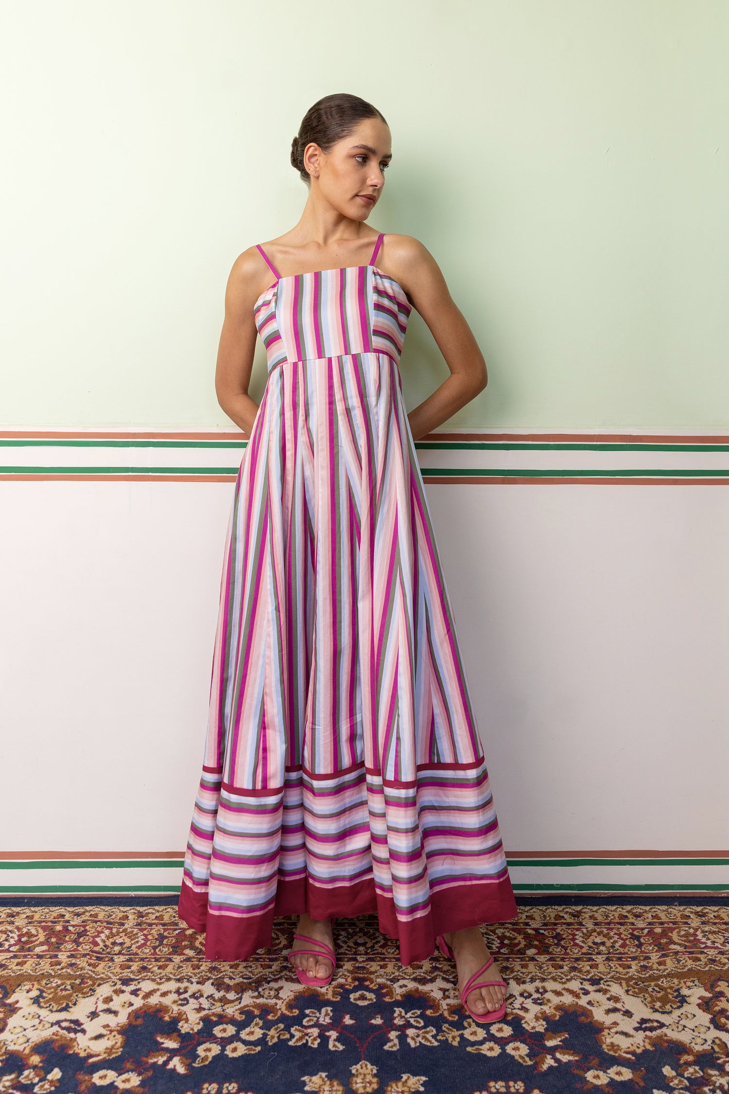 PINK LAND BARBIE DRESS